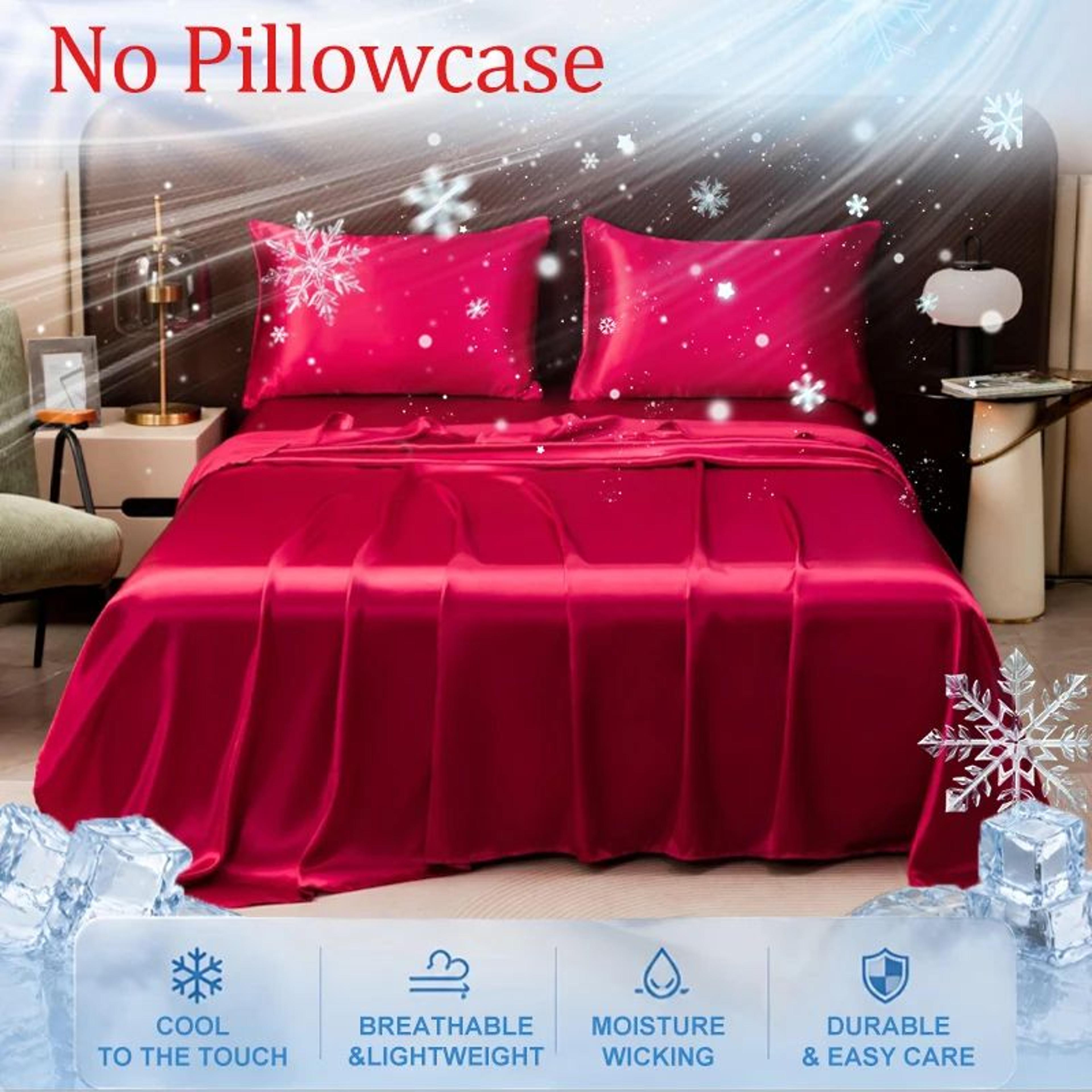 Breathable Ice Silk Summer Cooling Bed Sheet 8