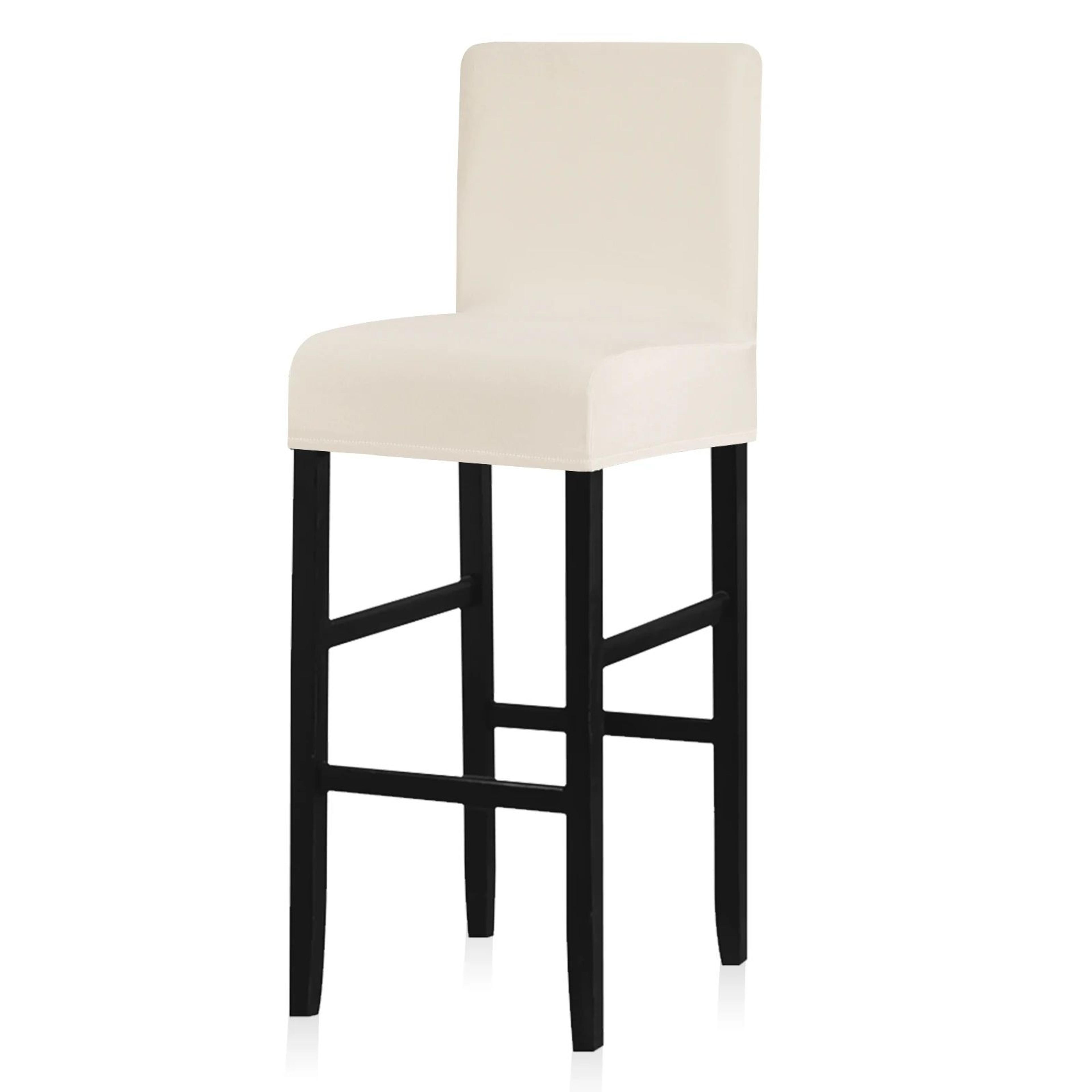 Waterproof Short Back Dining Chair Cover 10