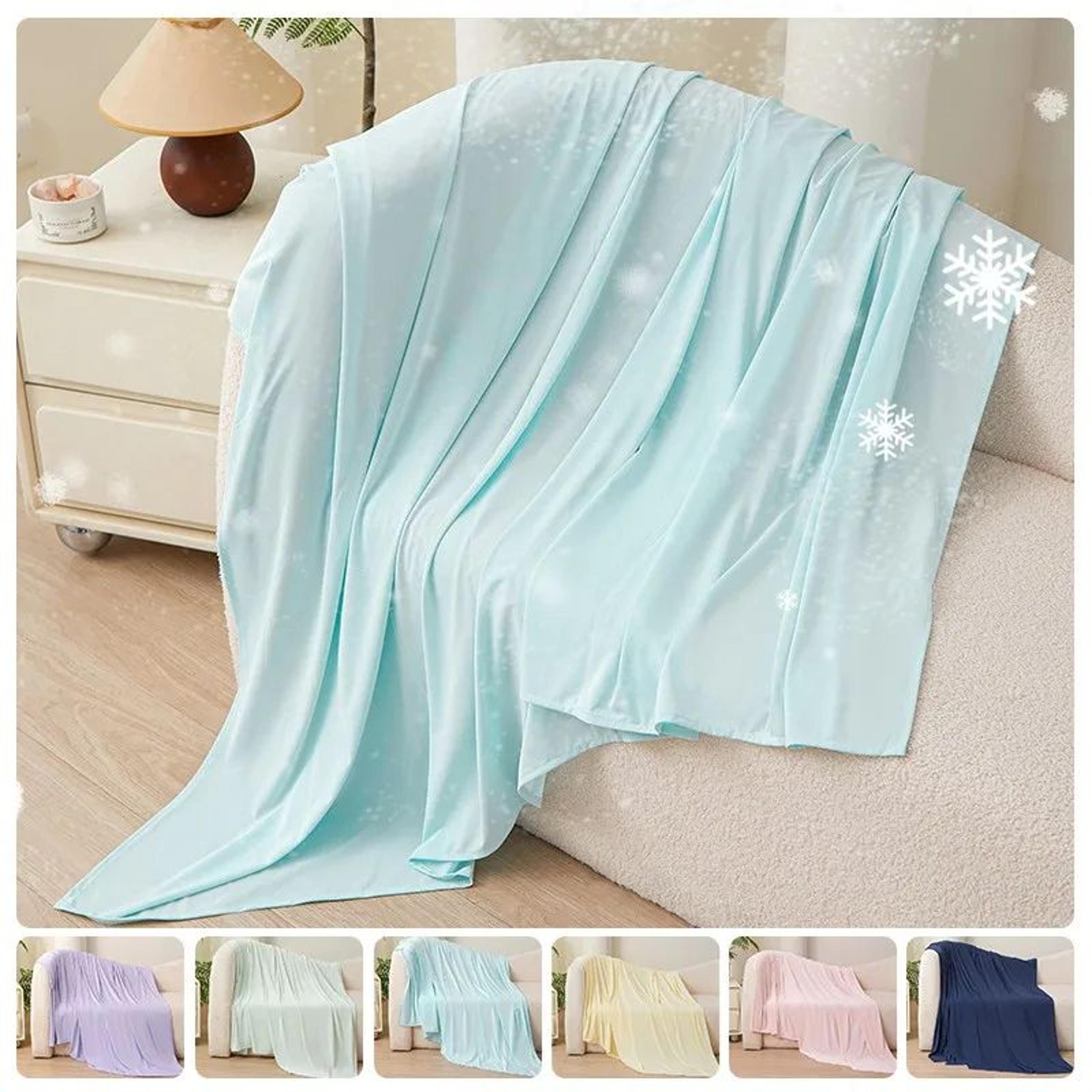 Breathable Ice Silk Cooling Summer Blanket 0