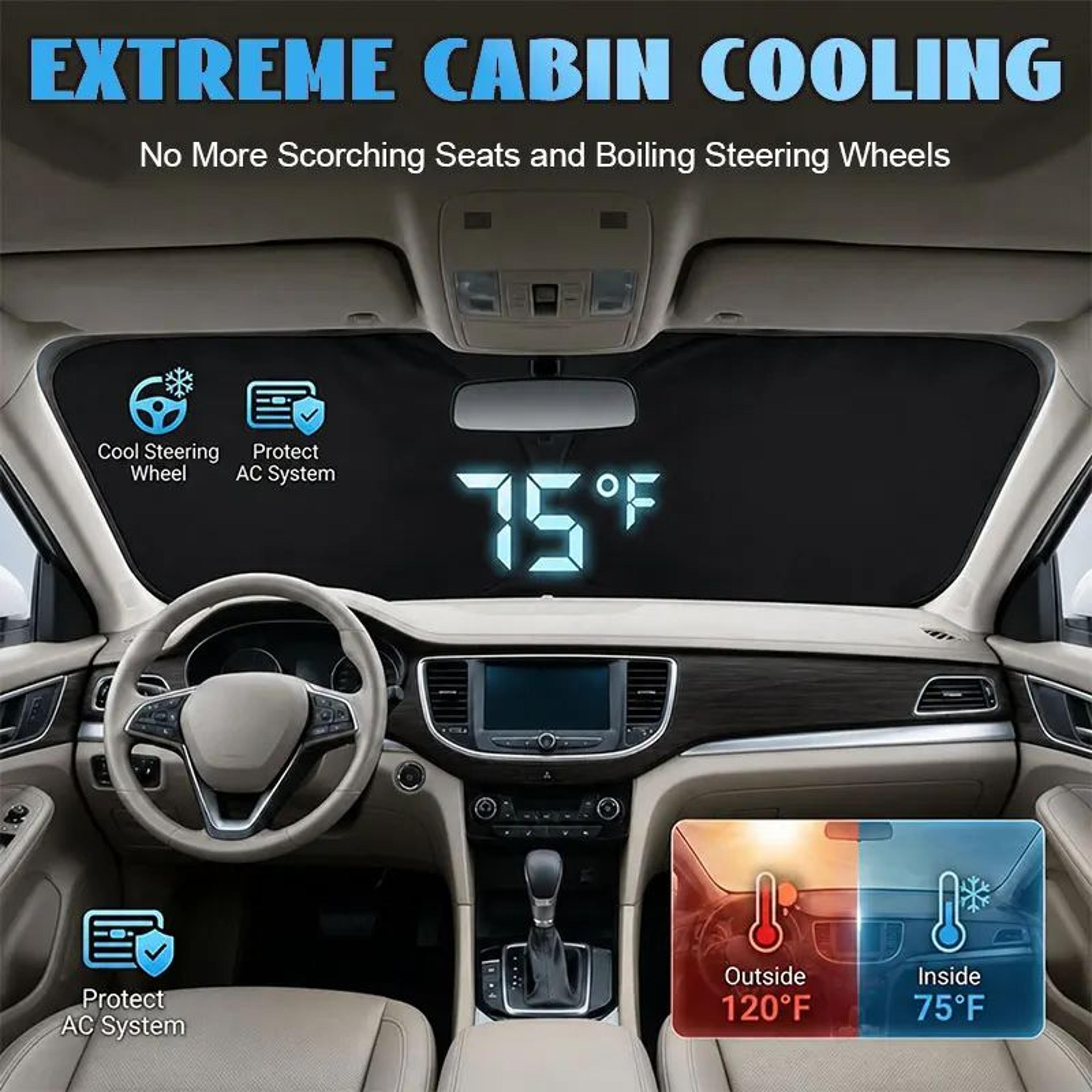 Car Windshield Sun Shade UV Protector Cover 2