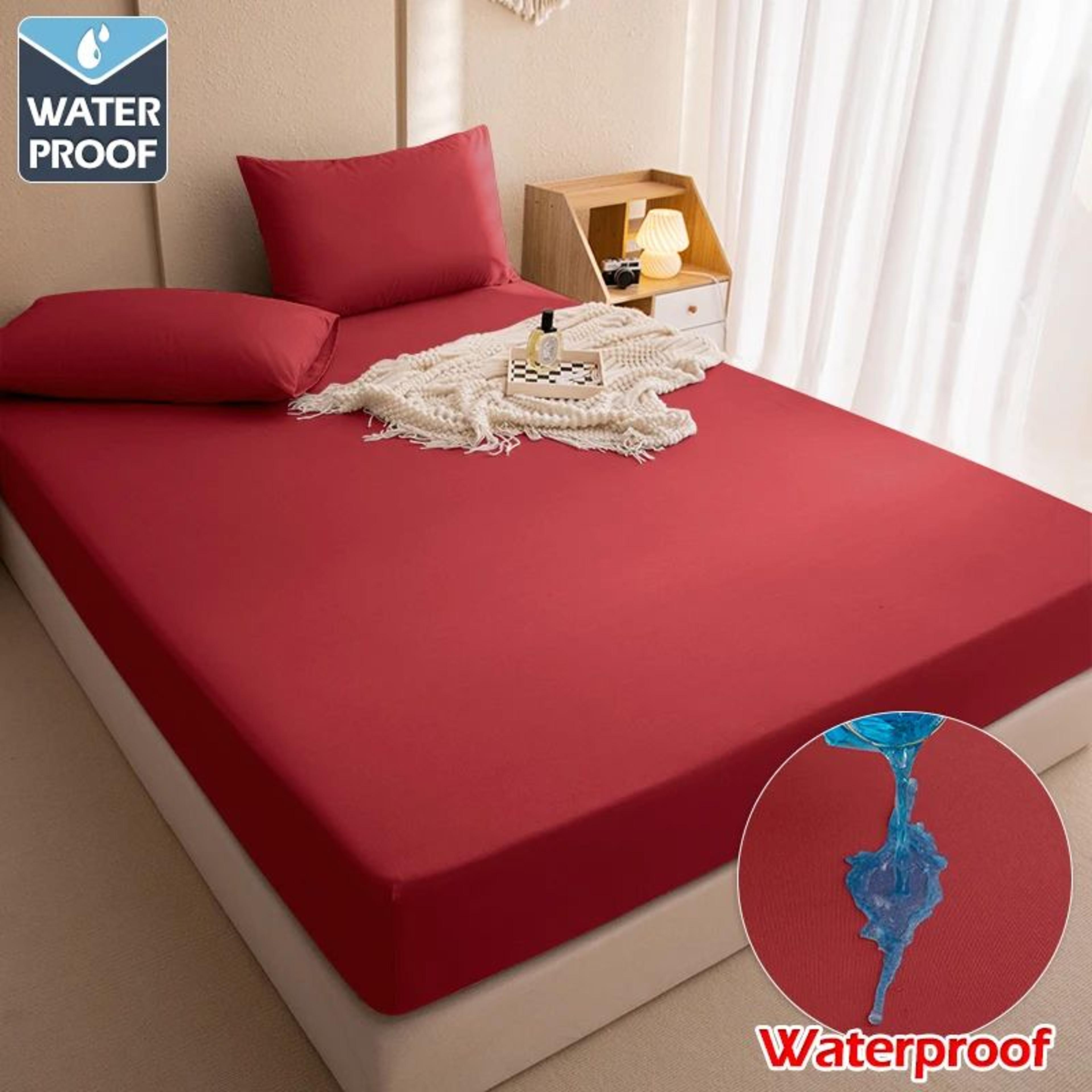 Waterproof Breathable Elastic Fitted Mattress Protector 12