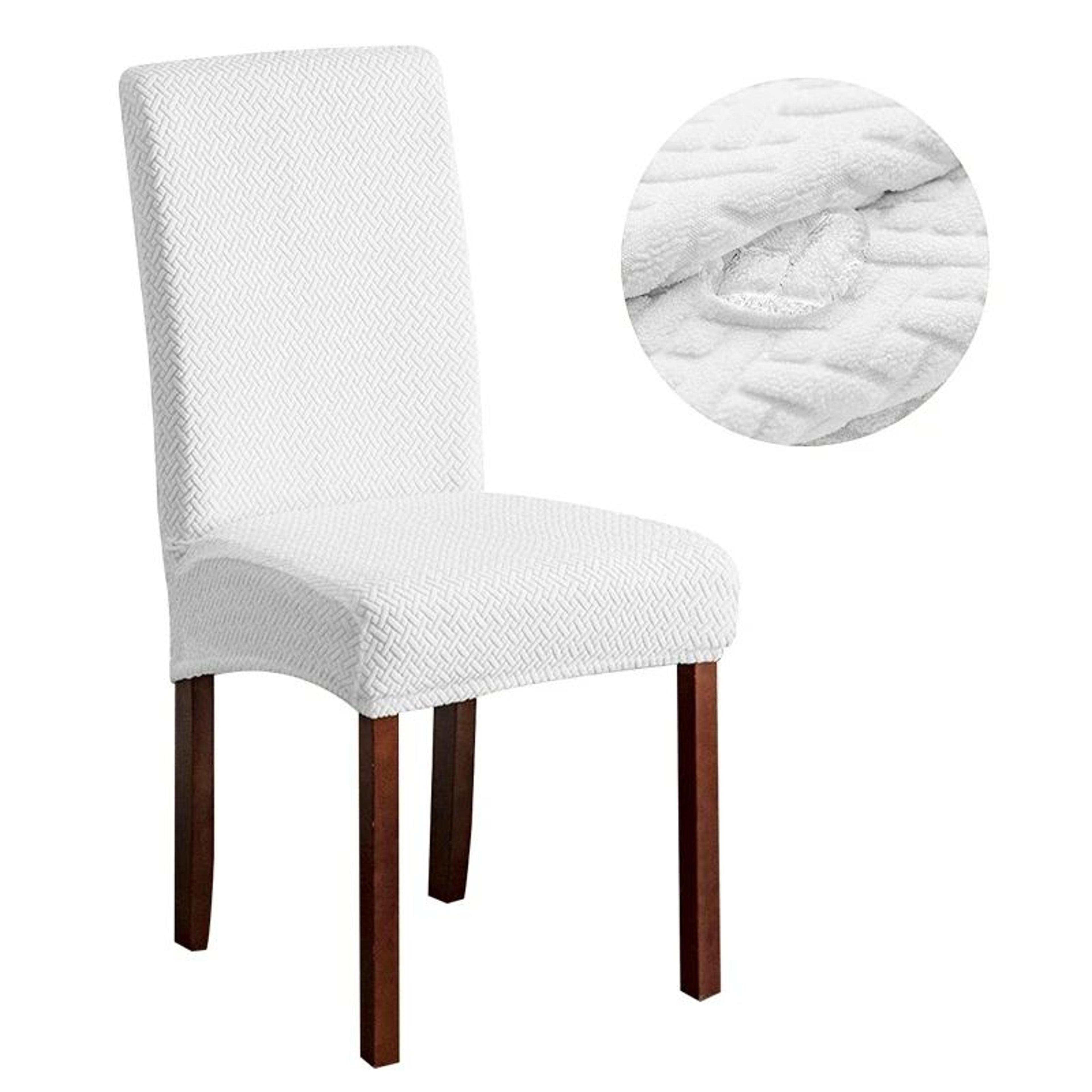 Waterproof Stretch Jacquard Dining Chair Cover 17