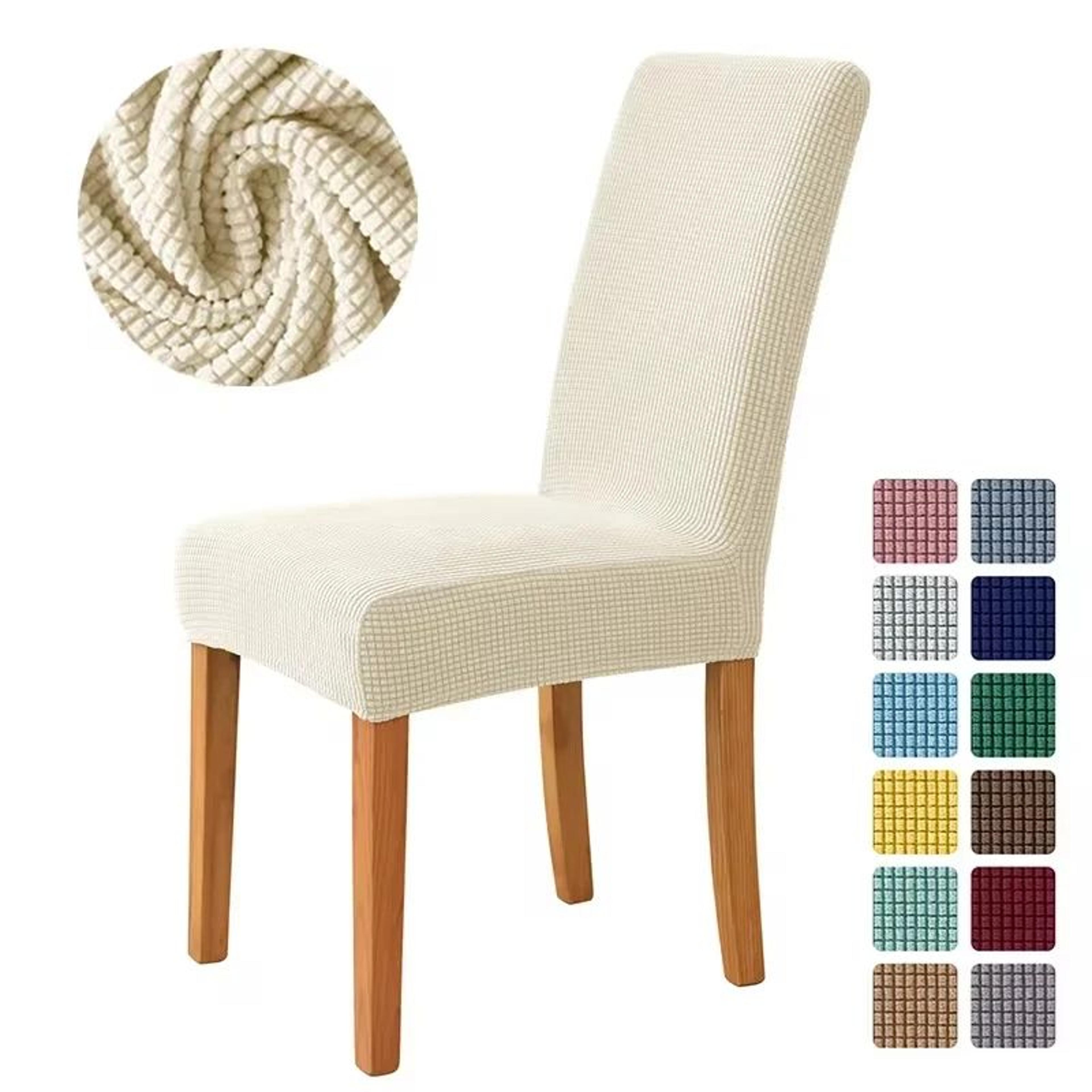 Stretch Jacquard Spandex Dining Chair Cover 0