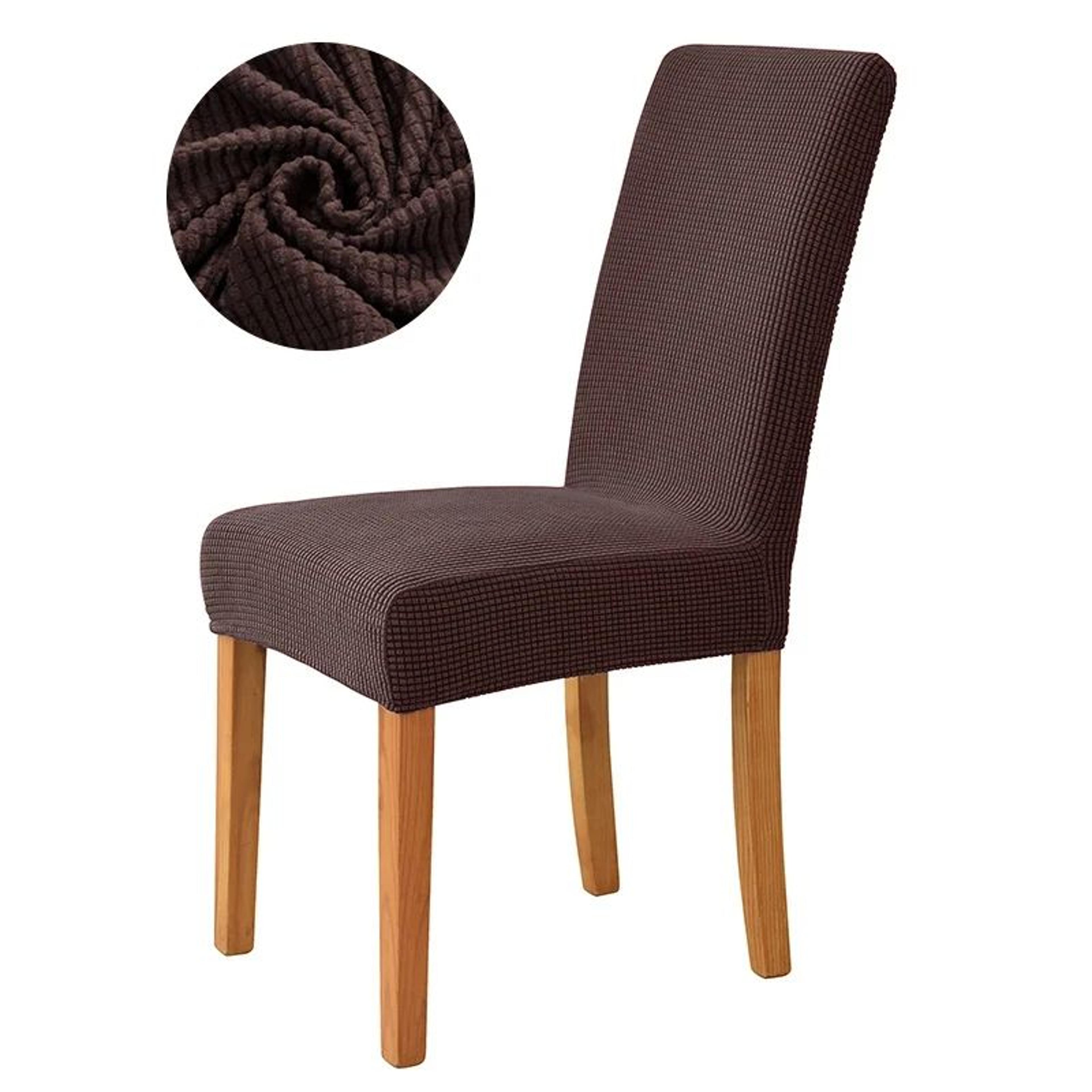 Stretch Jacquard Spandex Dining Chair Cover 12