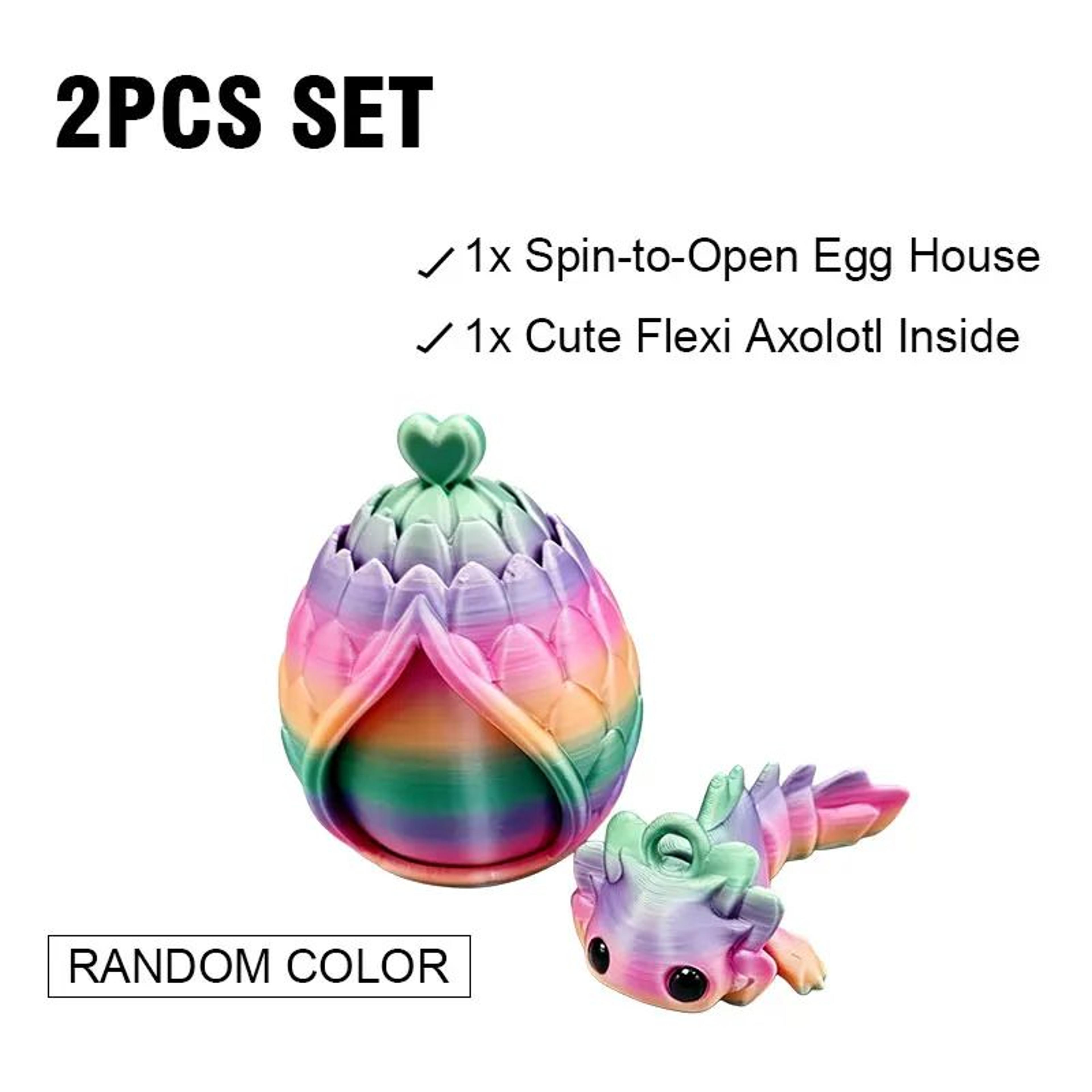 3D Printed Dragon Egg Mini Dragon Figurine 6
