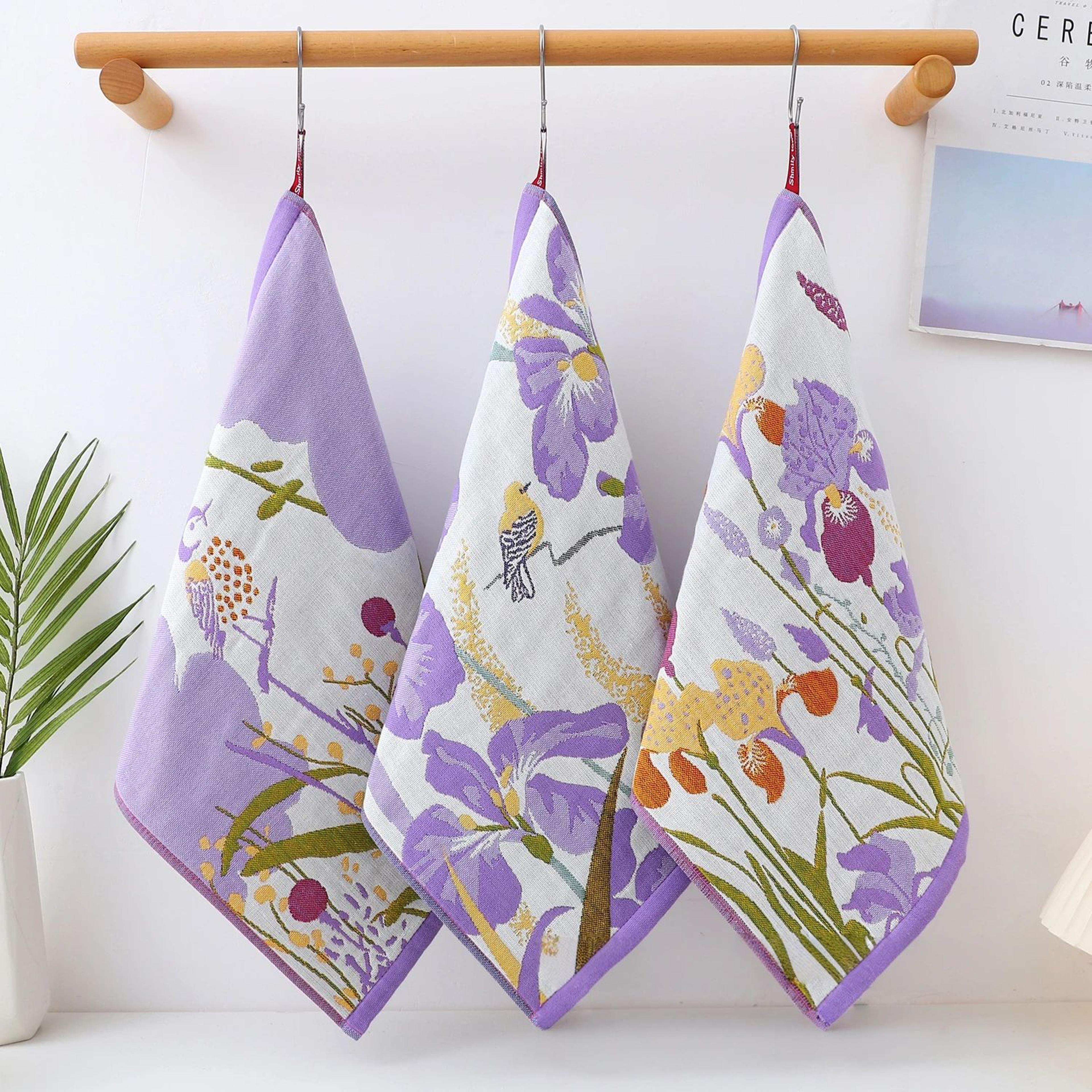 4 Layer Cotton Gauze Quick Dry Kitchen Hand Towel 5