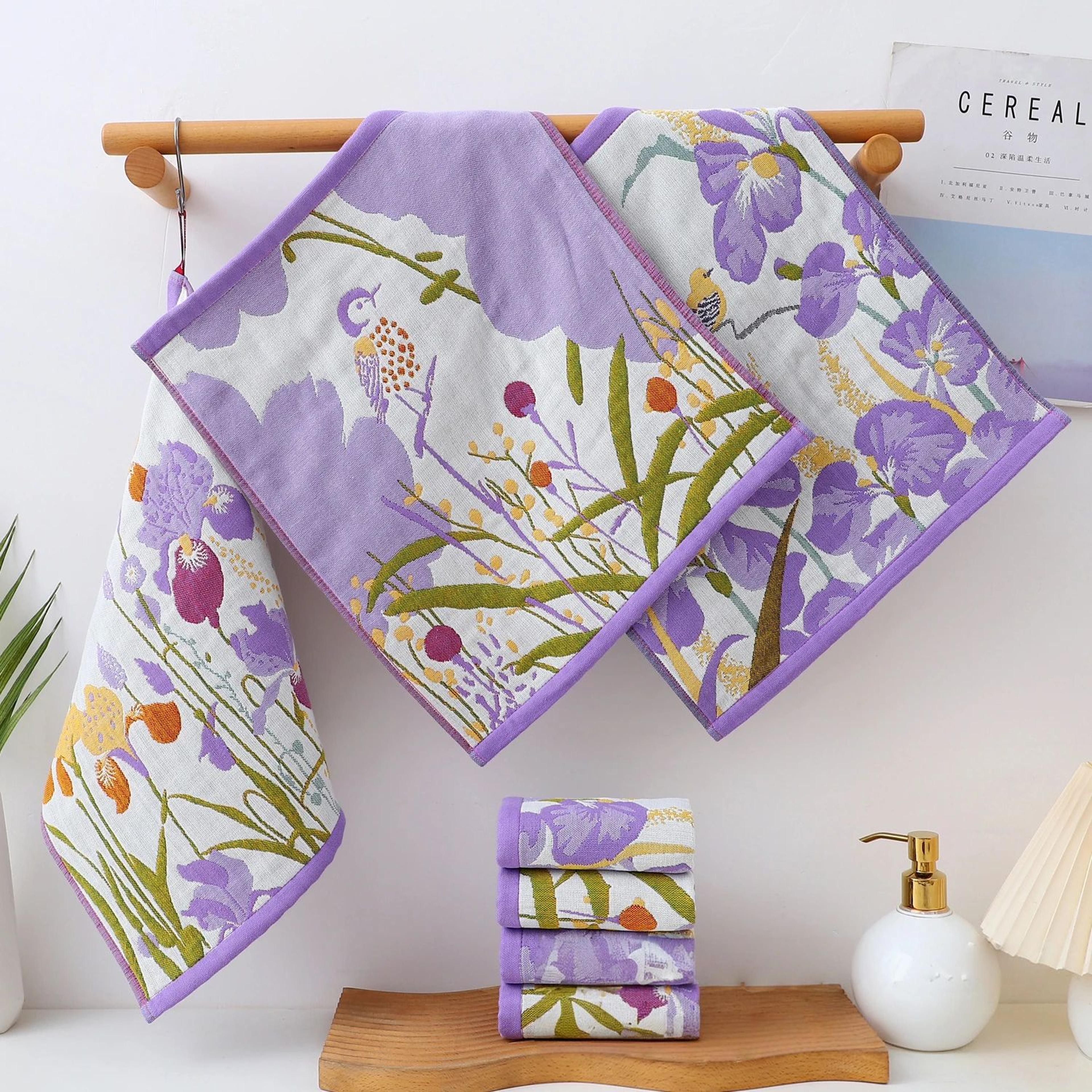 4 Layer Cotton Gauze Quick Dry Kitchen Hand Towel 0