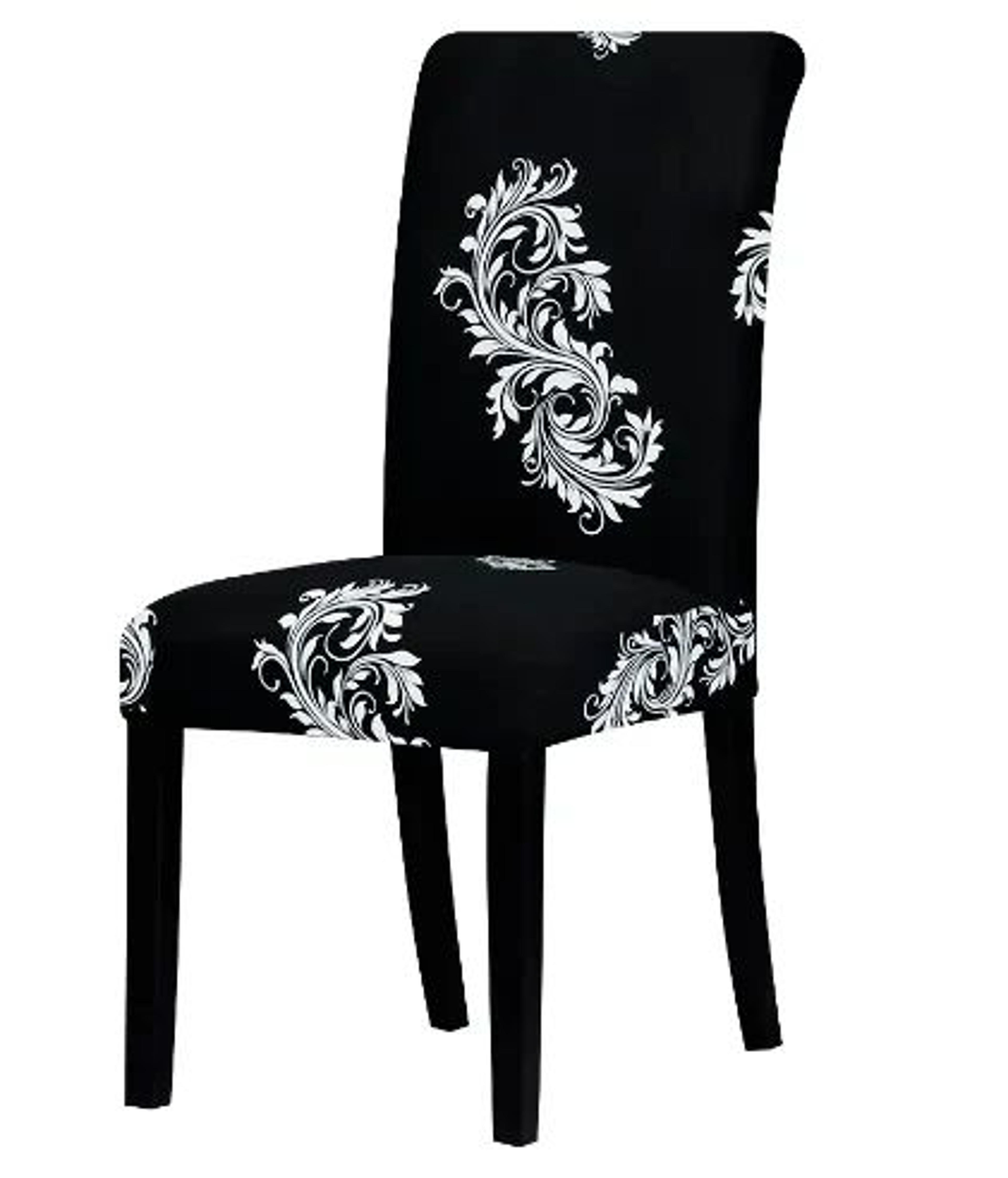 Solid Color Elastic Stretch Dining Chair Cover 16