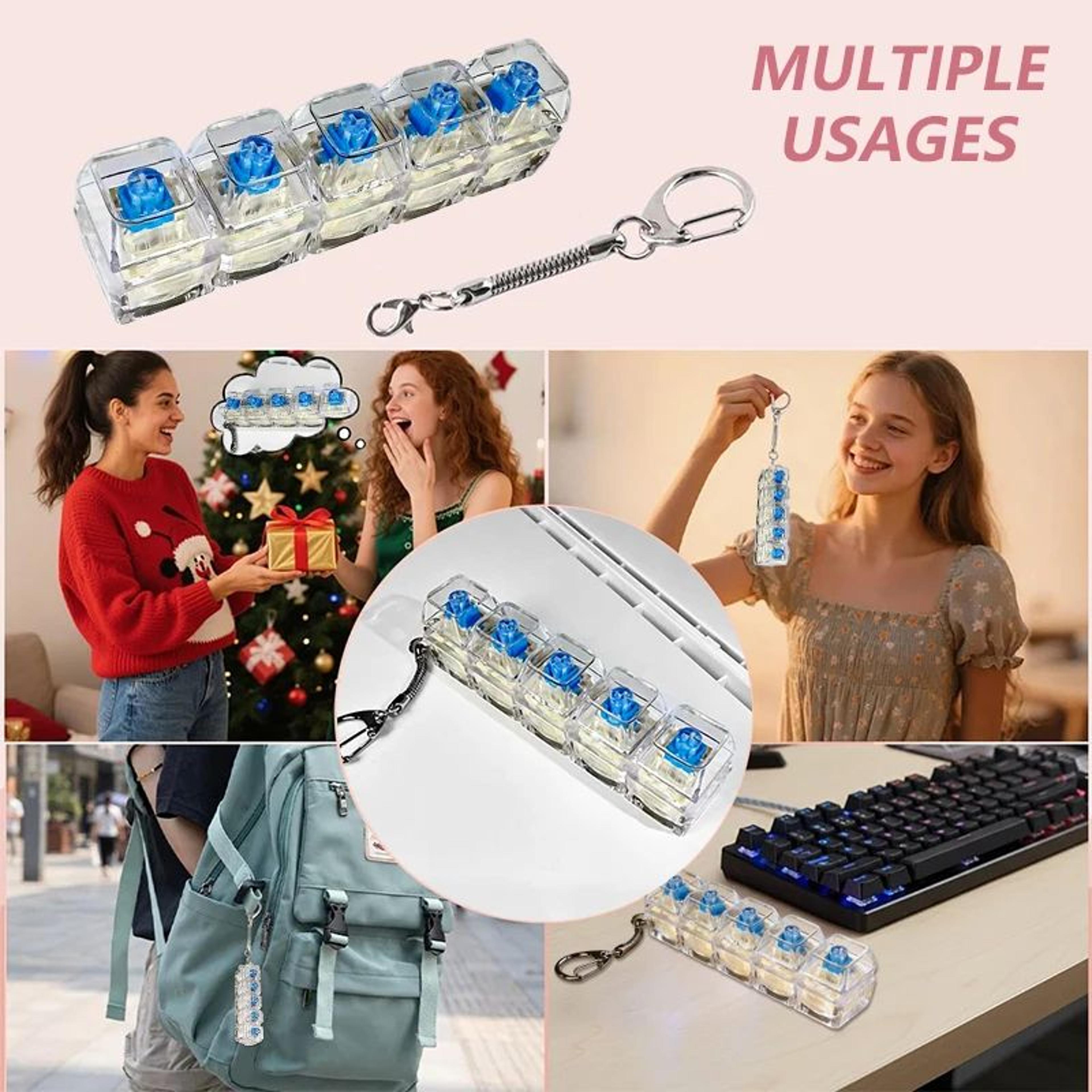 Mechanical Keyboard Switch Clicker Keychain 3