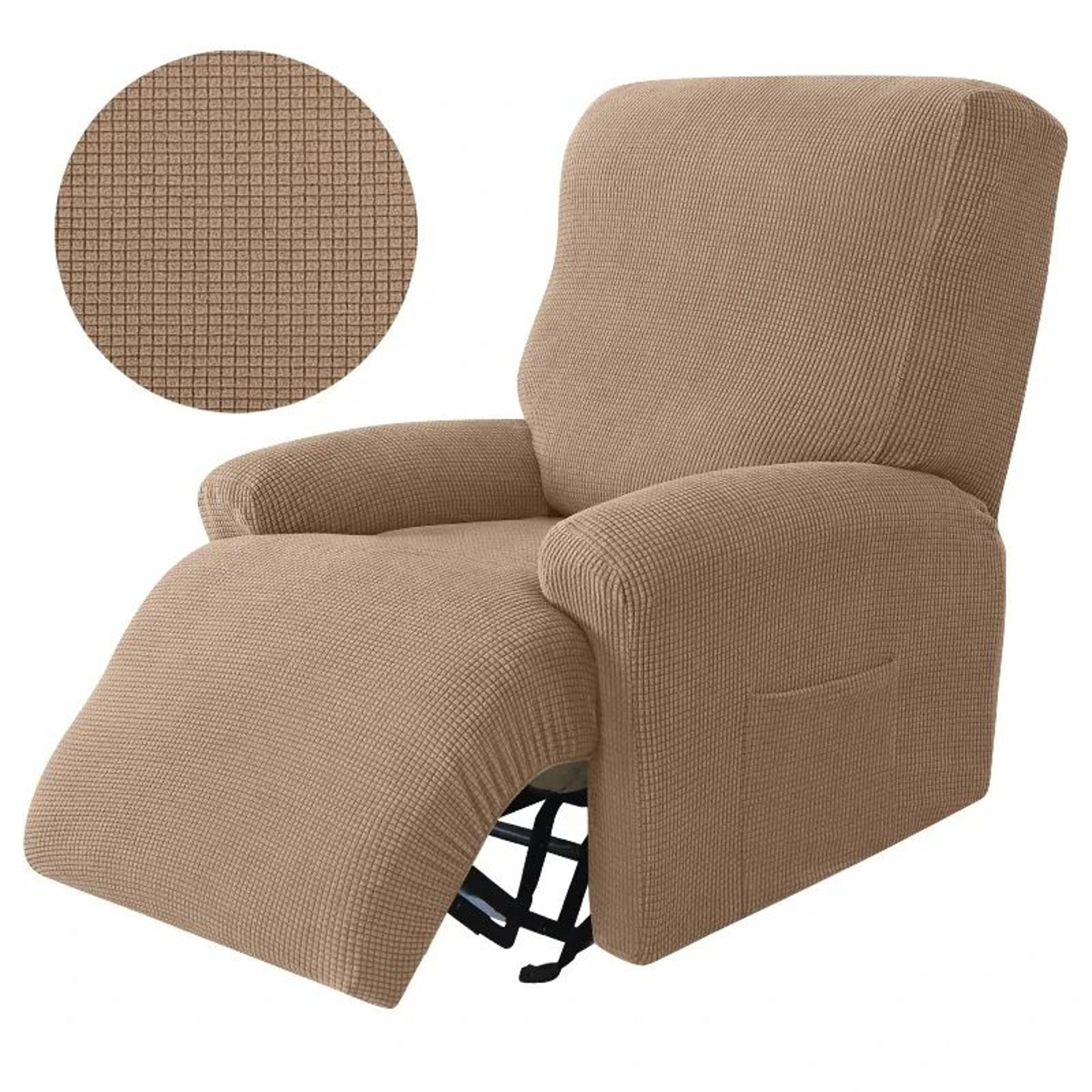 Thick Jacquard Stretch Recliner Chair Cover 5