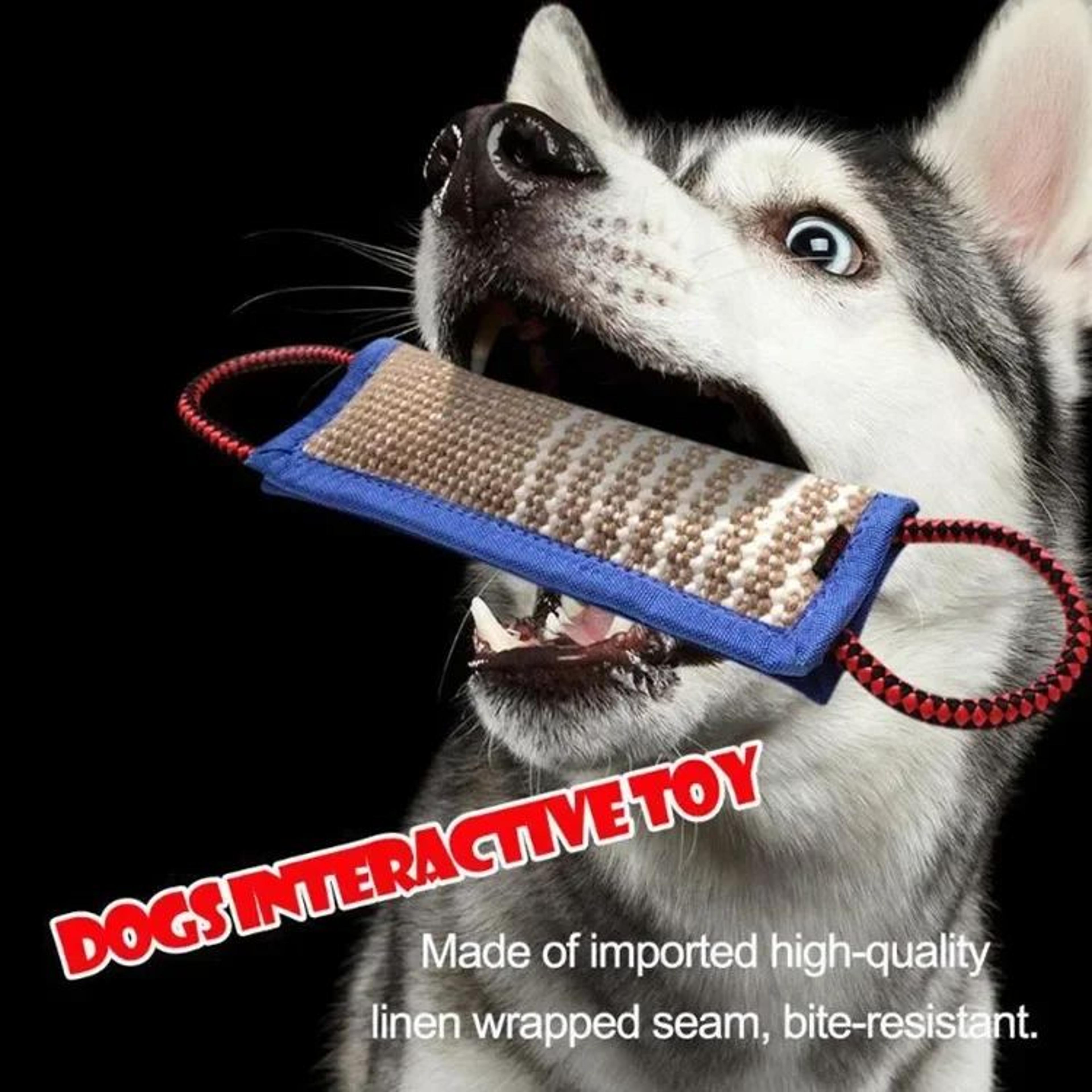 Durable Jute Dog Bite Training Tug Pillow 9