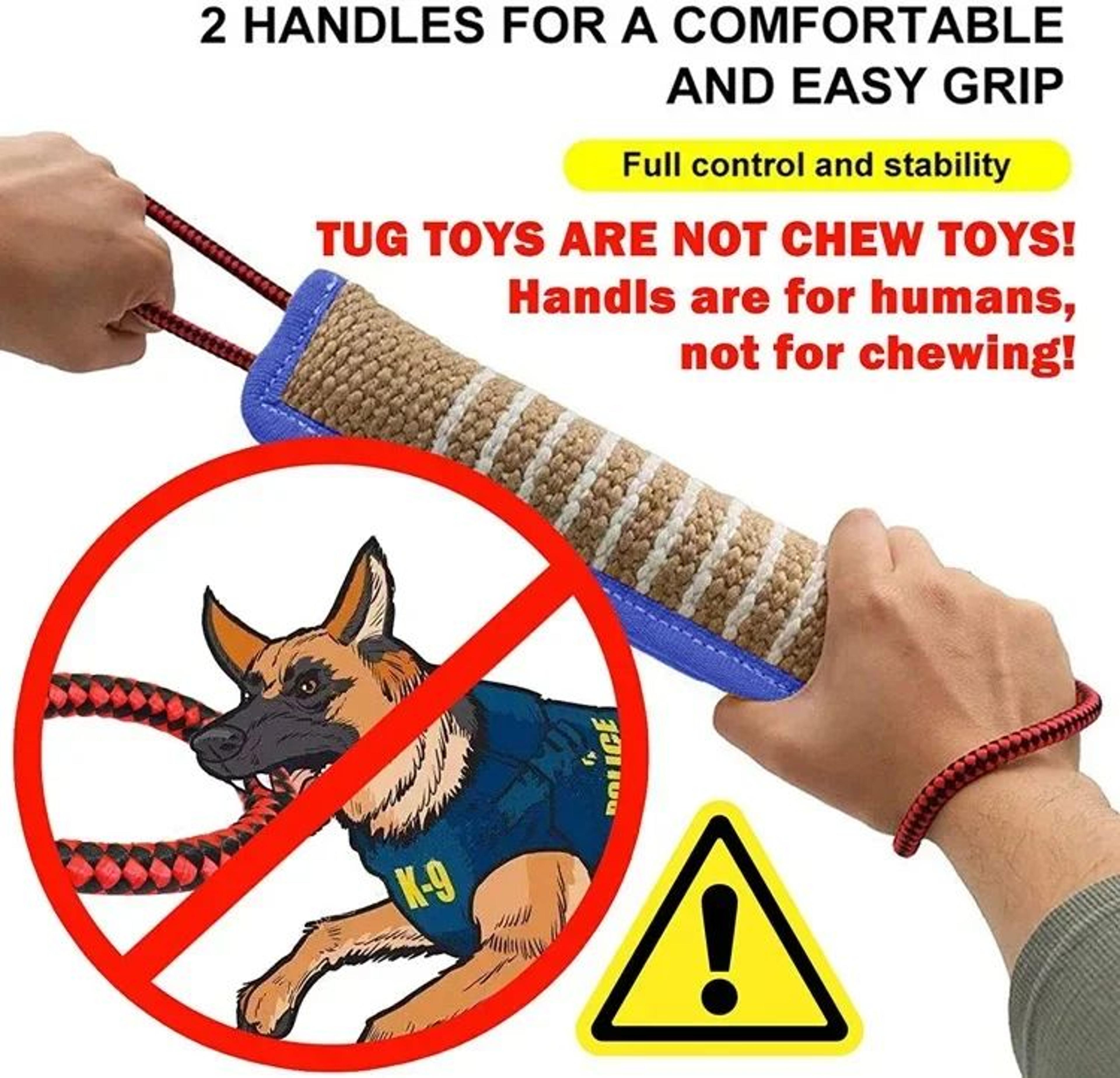 Durable Jute Dog Bite Training Tug Pillow 8