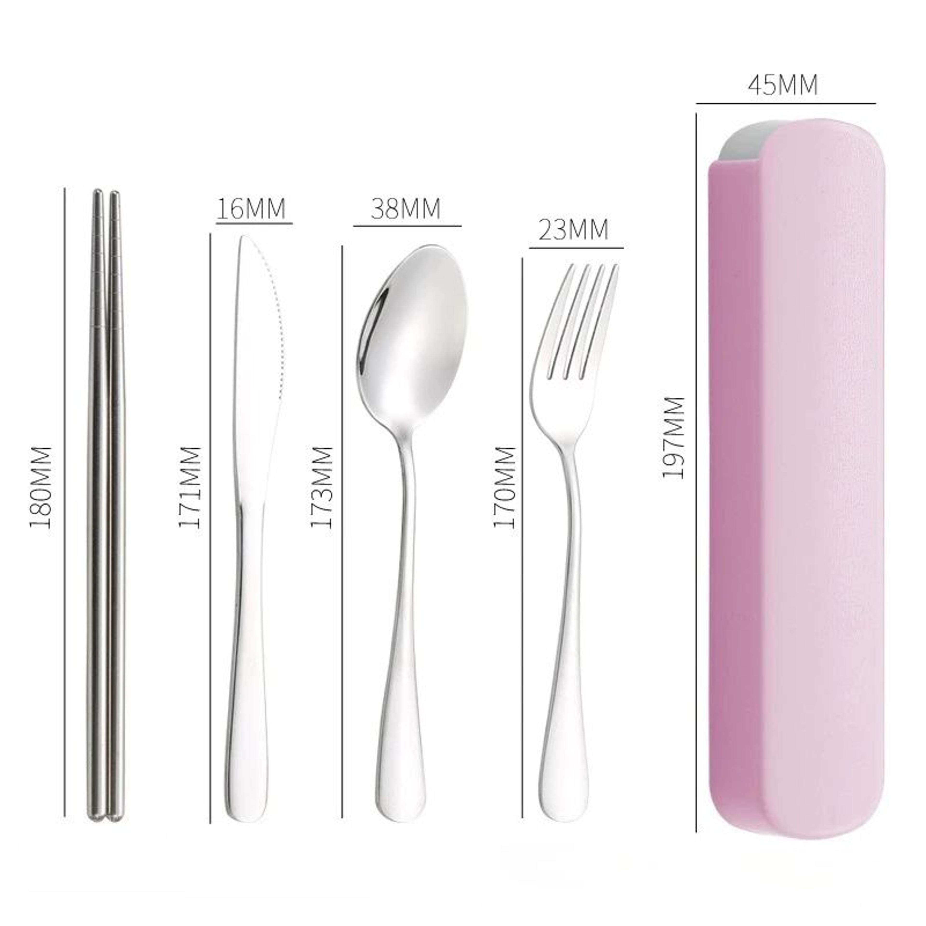 Portable Stainless Steel Travel Cutlery Set 9