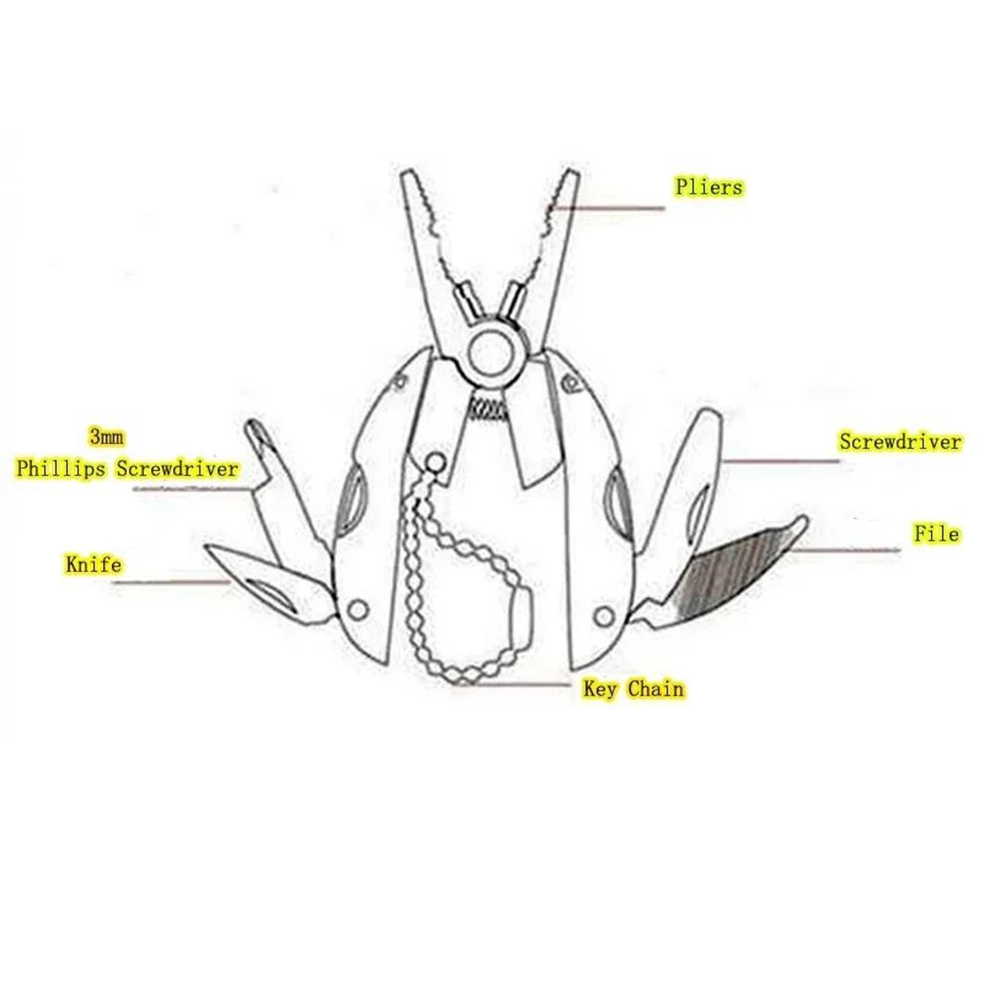 Portable Multifunction Folding Pliers EDC Tool Kit 1