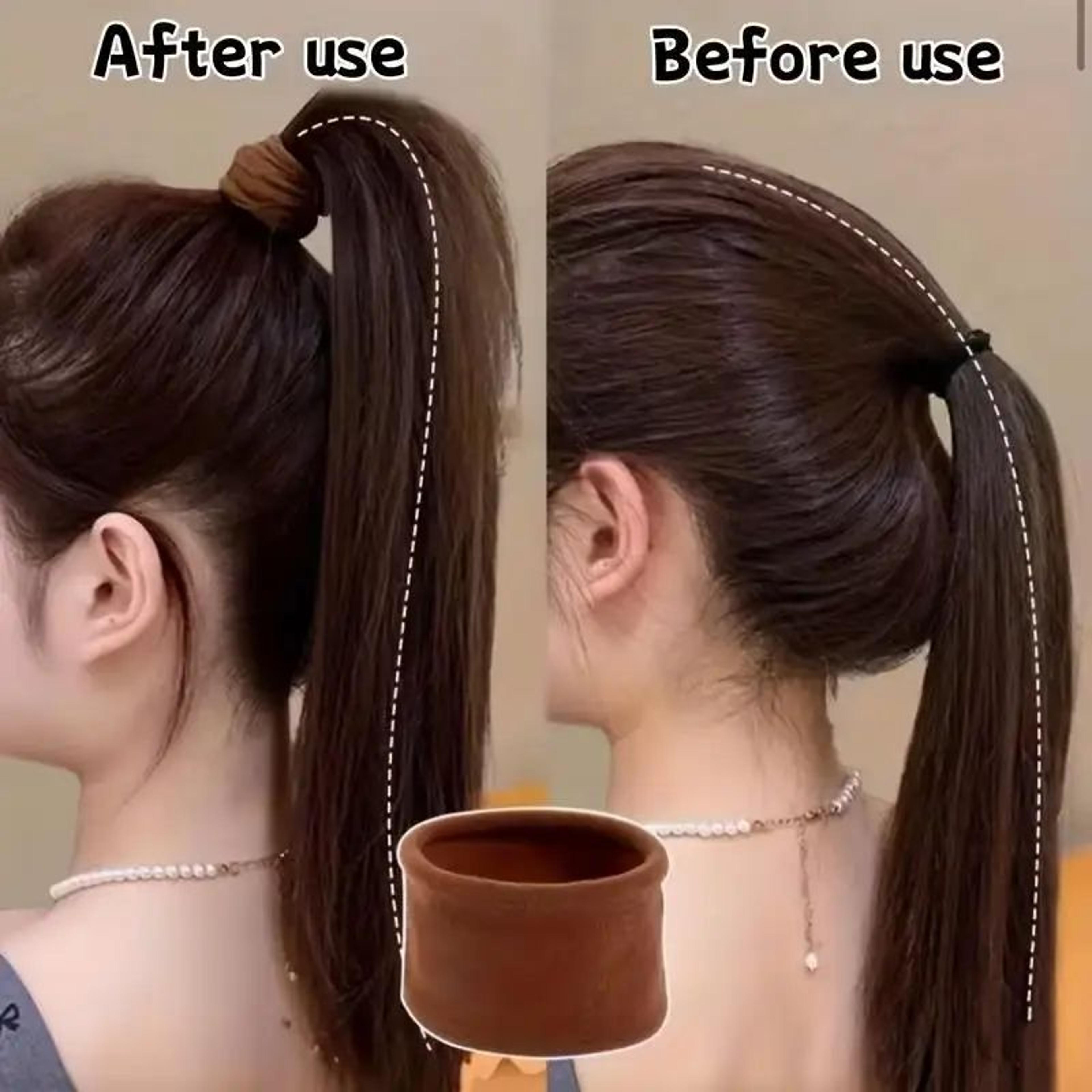 10 Piece Seamless Wide Elastic Hair Tie Set 4