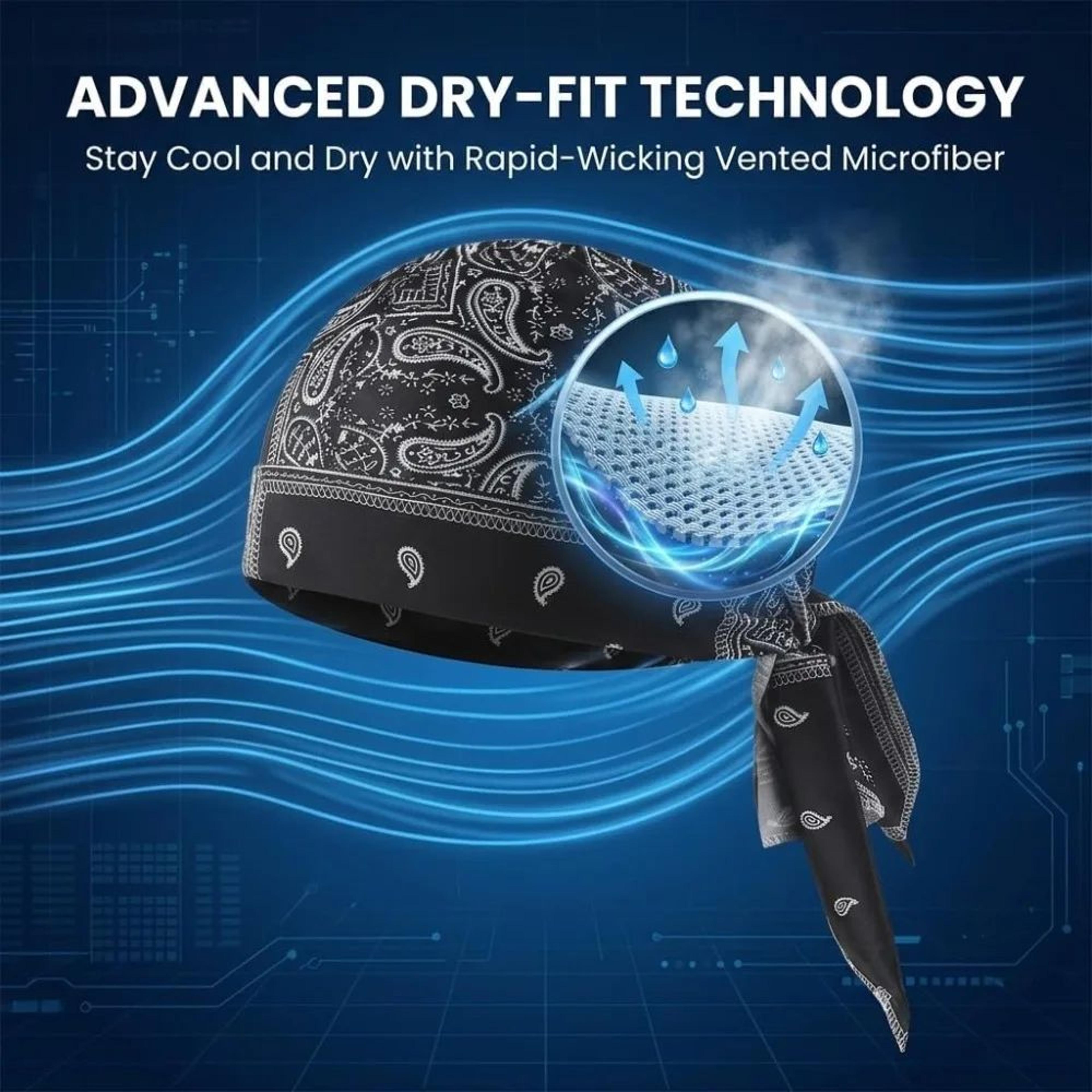 Cooling Skull Cap Breathable Helmet Liner 2