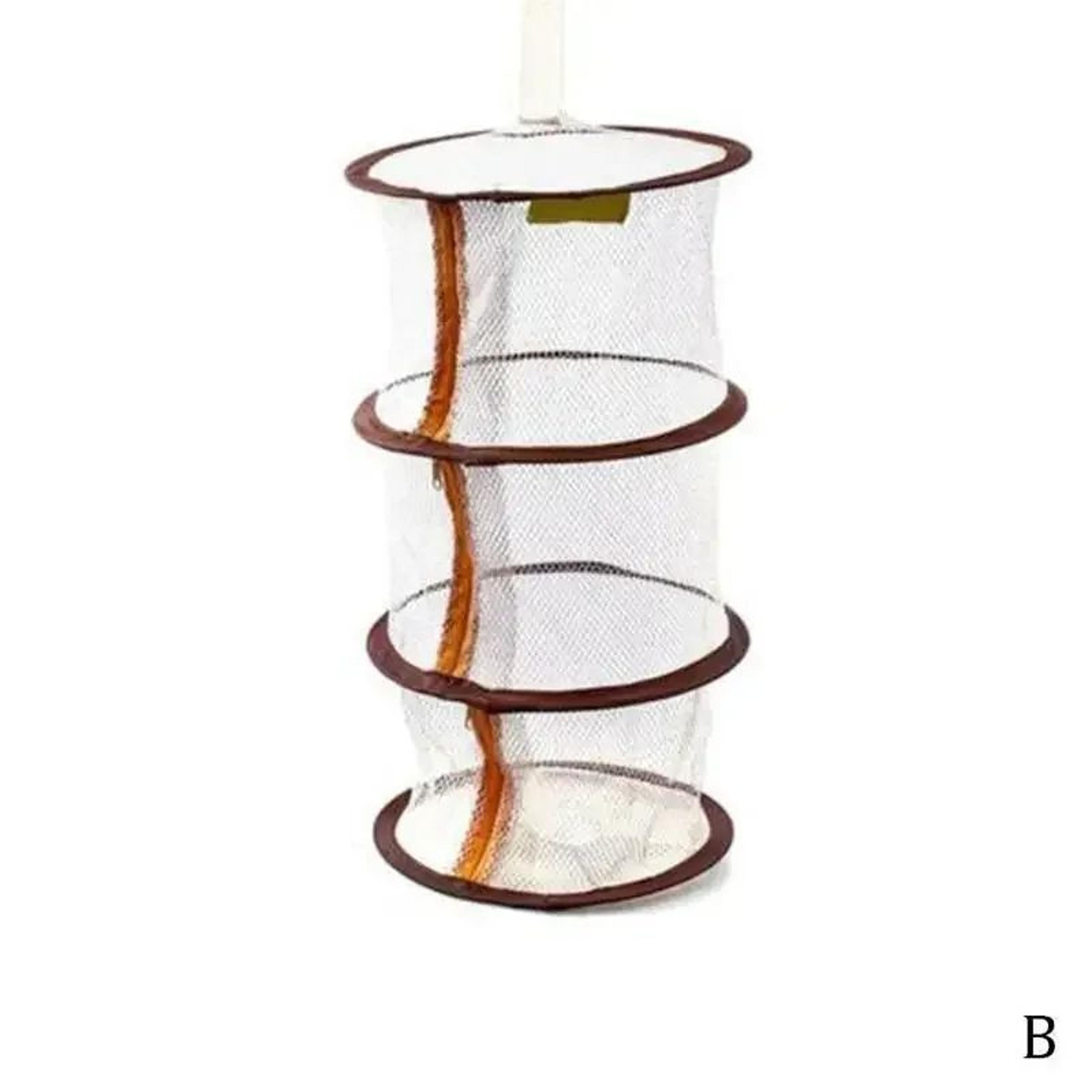 Foldable Hanging Mesh Drying Net With Zipper 4