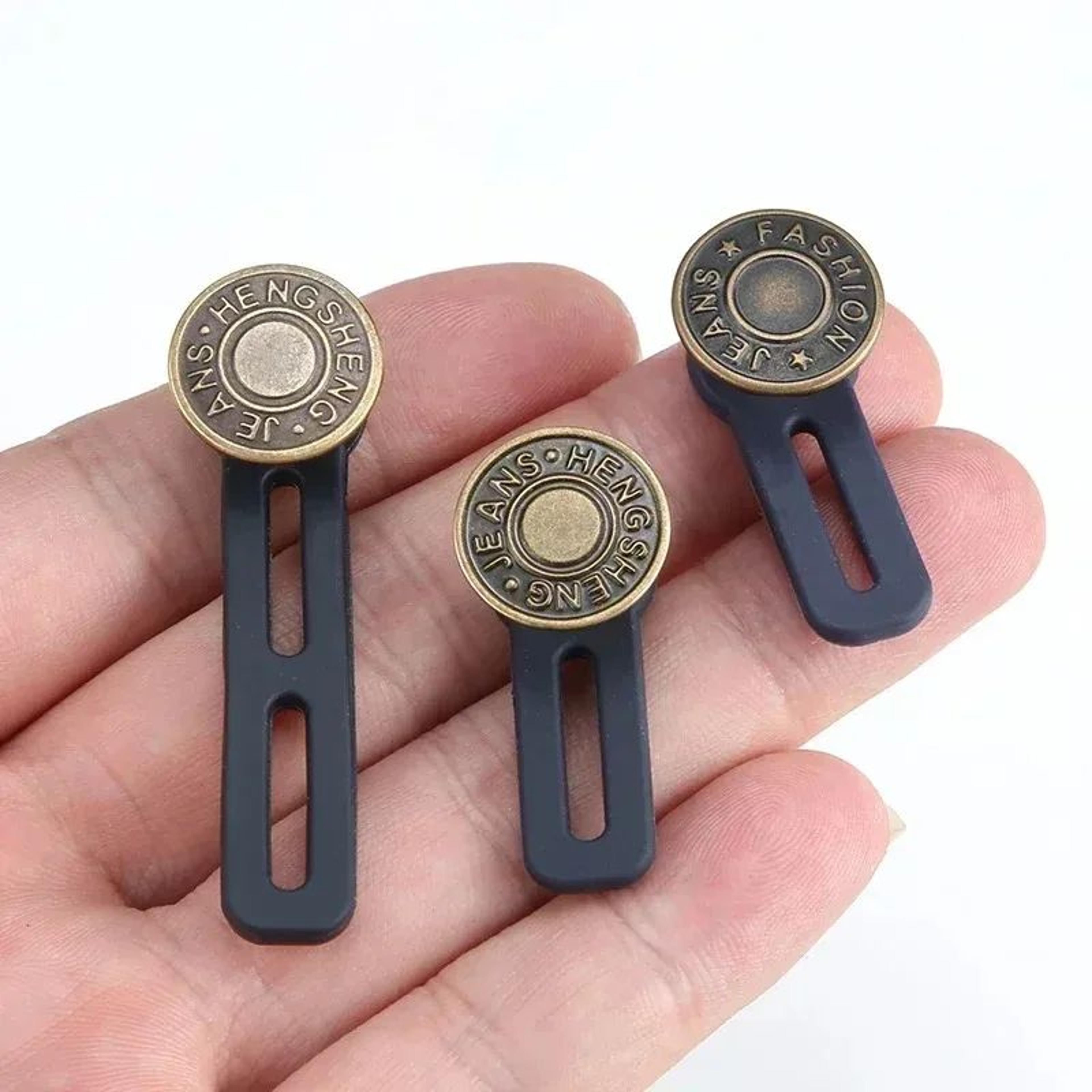 6 Piece No Sew Jeans Waist Adjustment Button Set 5
