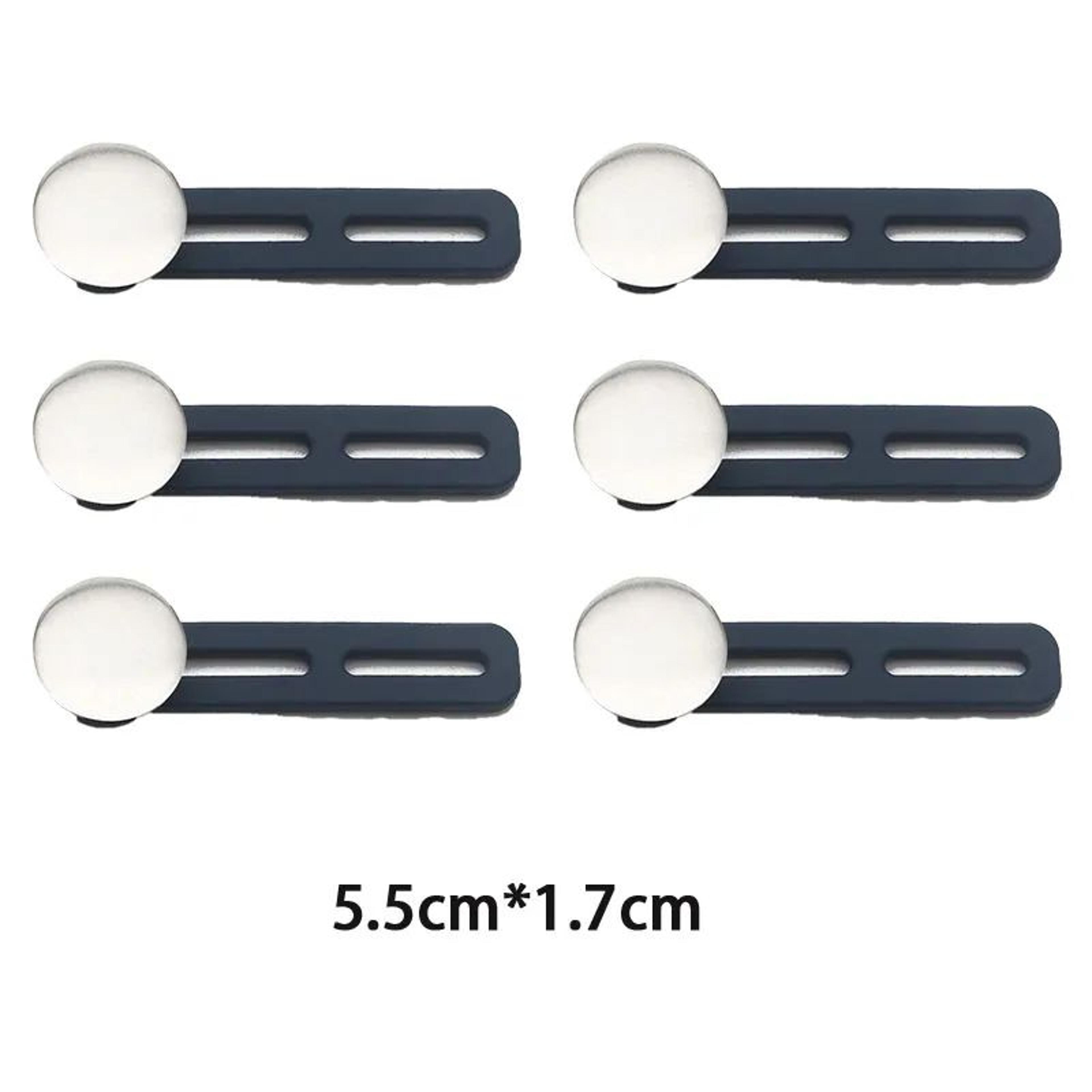 6 Piece No Sew Jeans Waist Adjustment Button Set 11