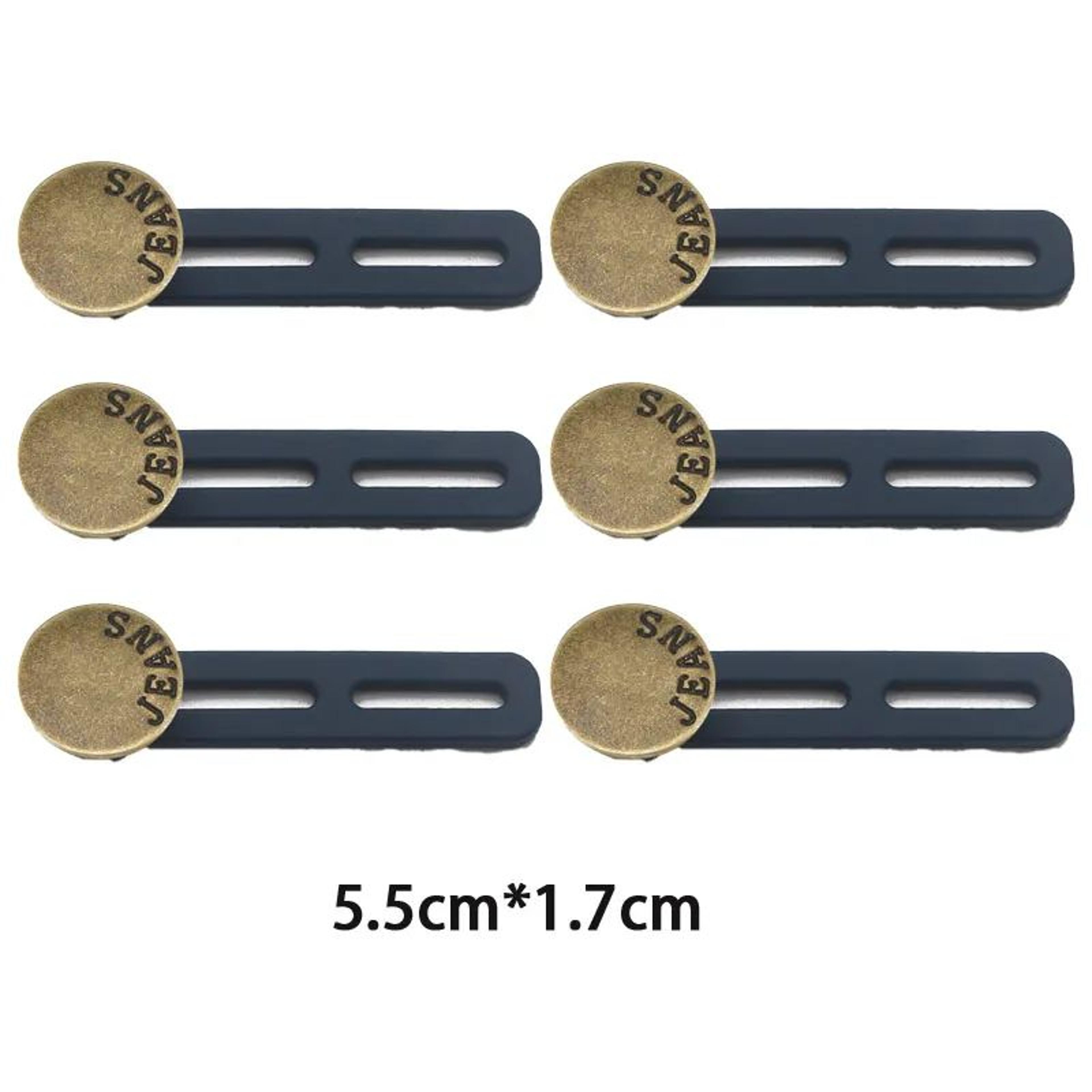 6 Piece No Sew Jeans Waist Adjustment Button Set 9