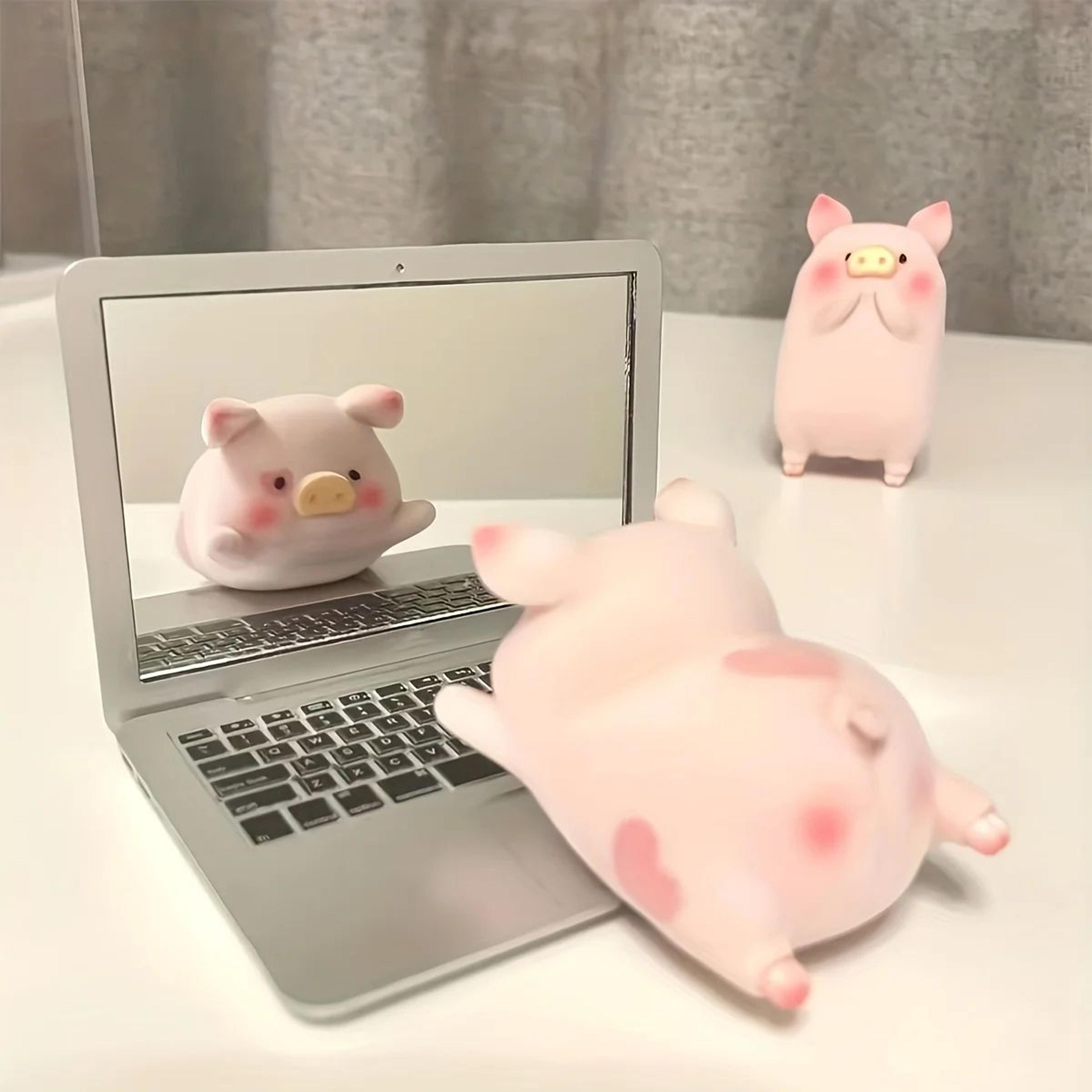 Mini Computer Shaped Portable Folding Makeup Mirror 2
