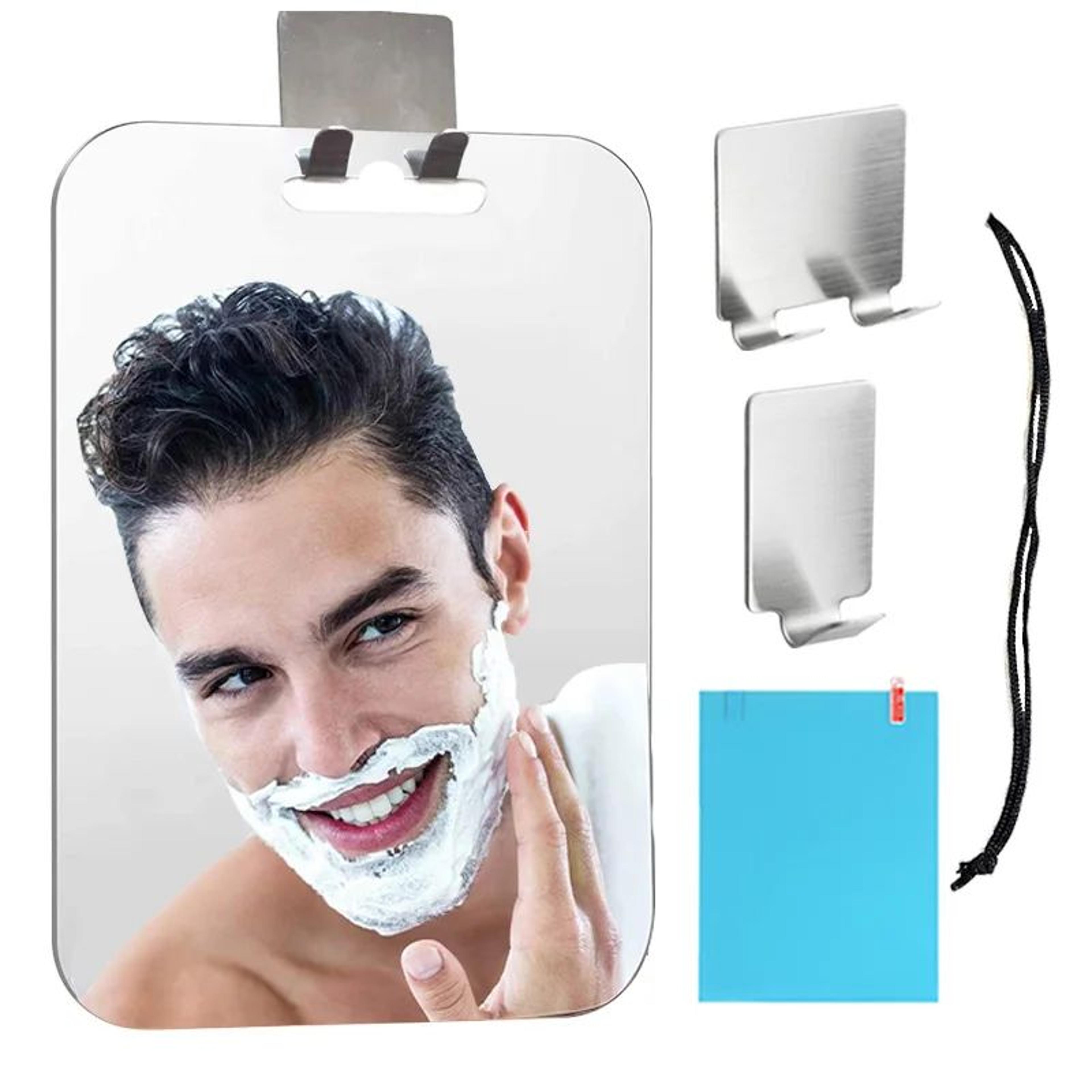 25cm acrylic fogless shower mirror for shaving and makeup