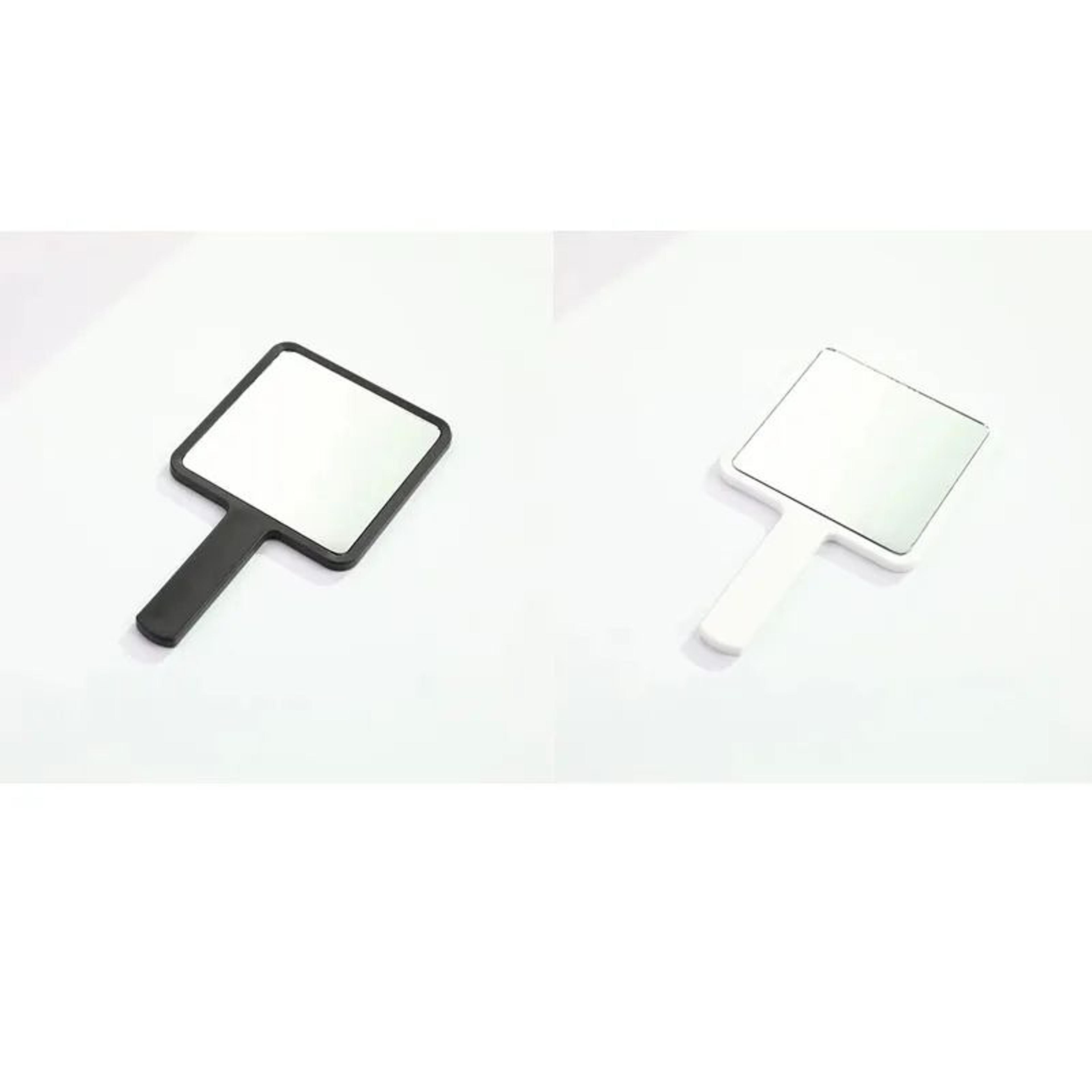 Square Handheld Makeup Mirror With Easy Grip Handle 11