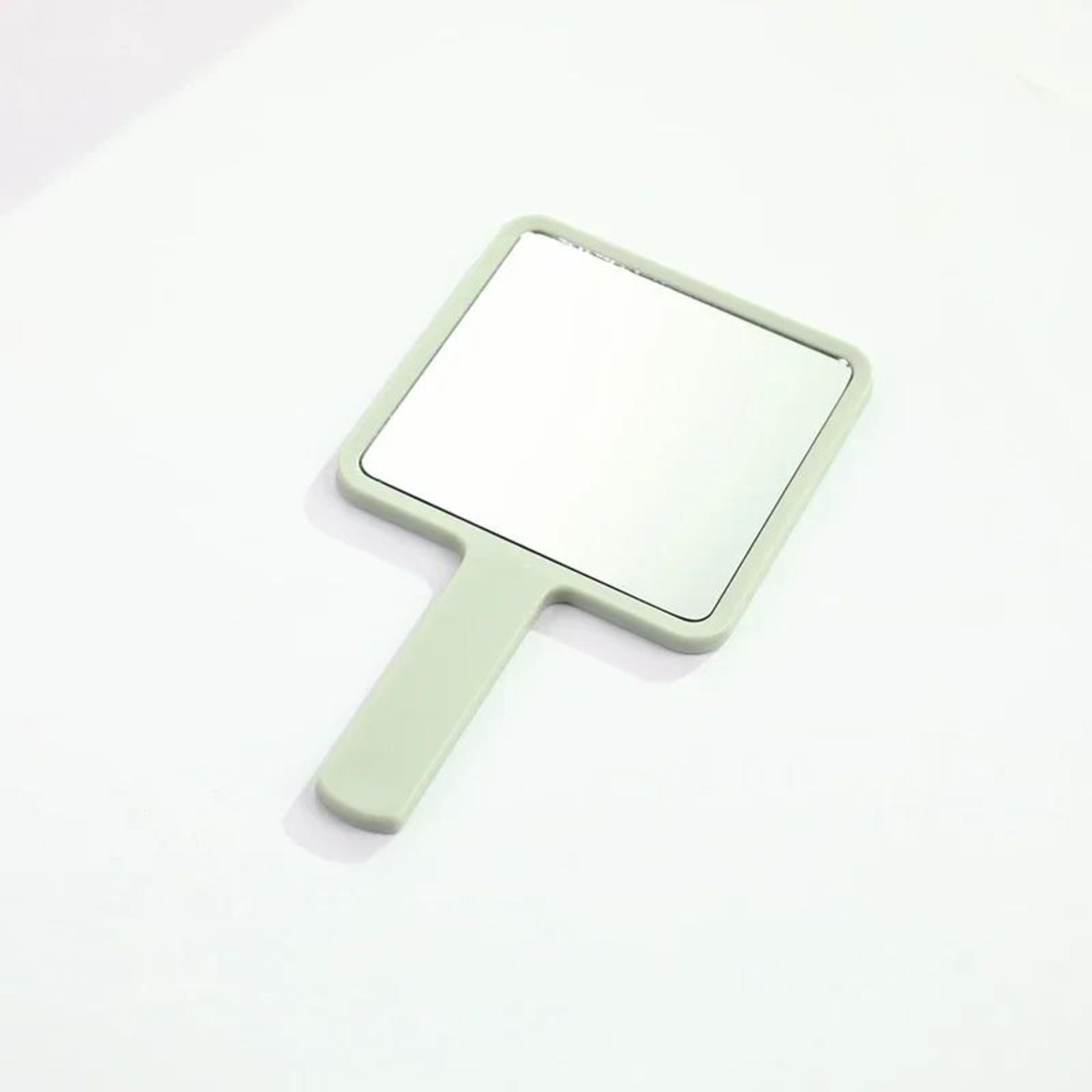 Square Handheld Makeup Mirror With Easy Grip Handle 7