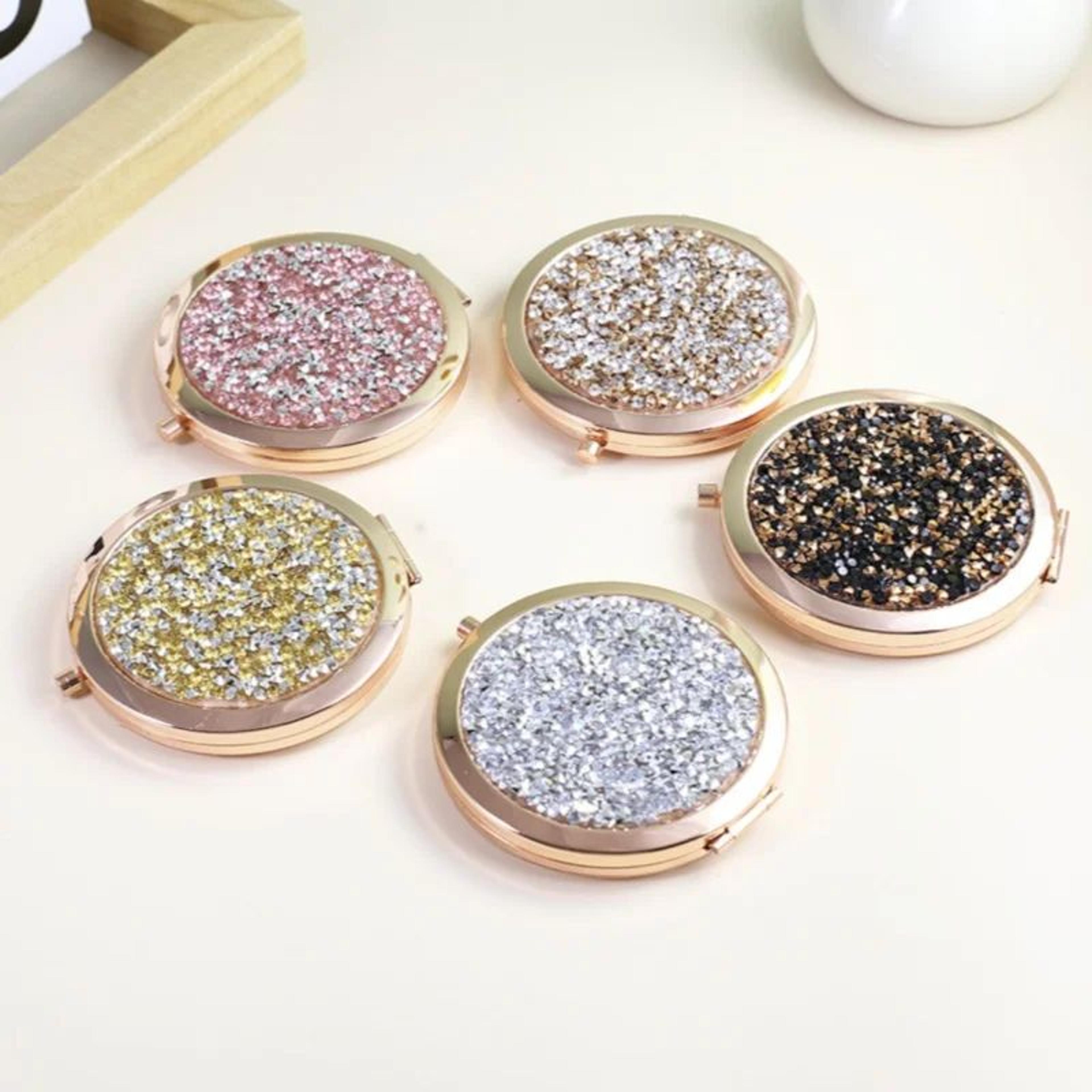 Mini Shiny Pocket Makeup Mirror For Everyday Touch Ups 2
