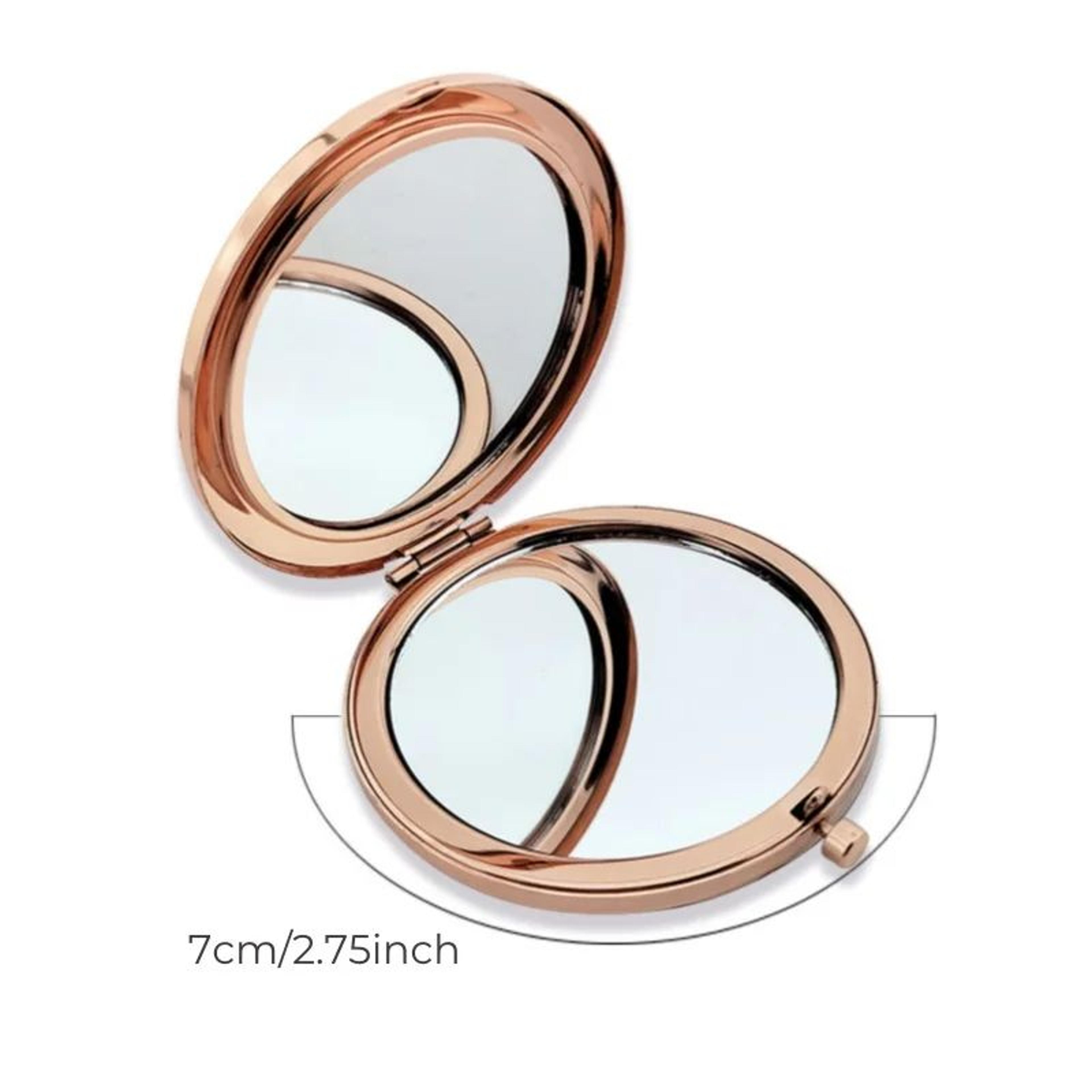 Mini Shiny Pocket Makeup Mirror For Everyday Touch Ups 1