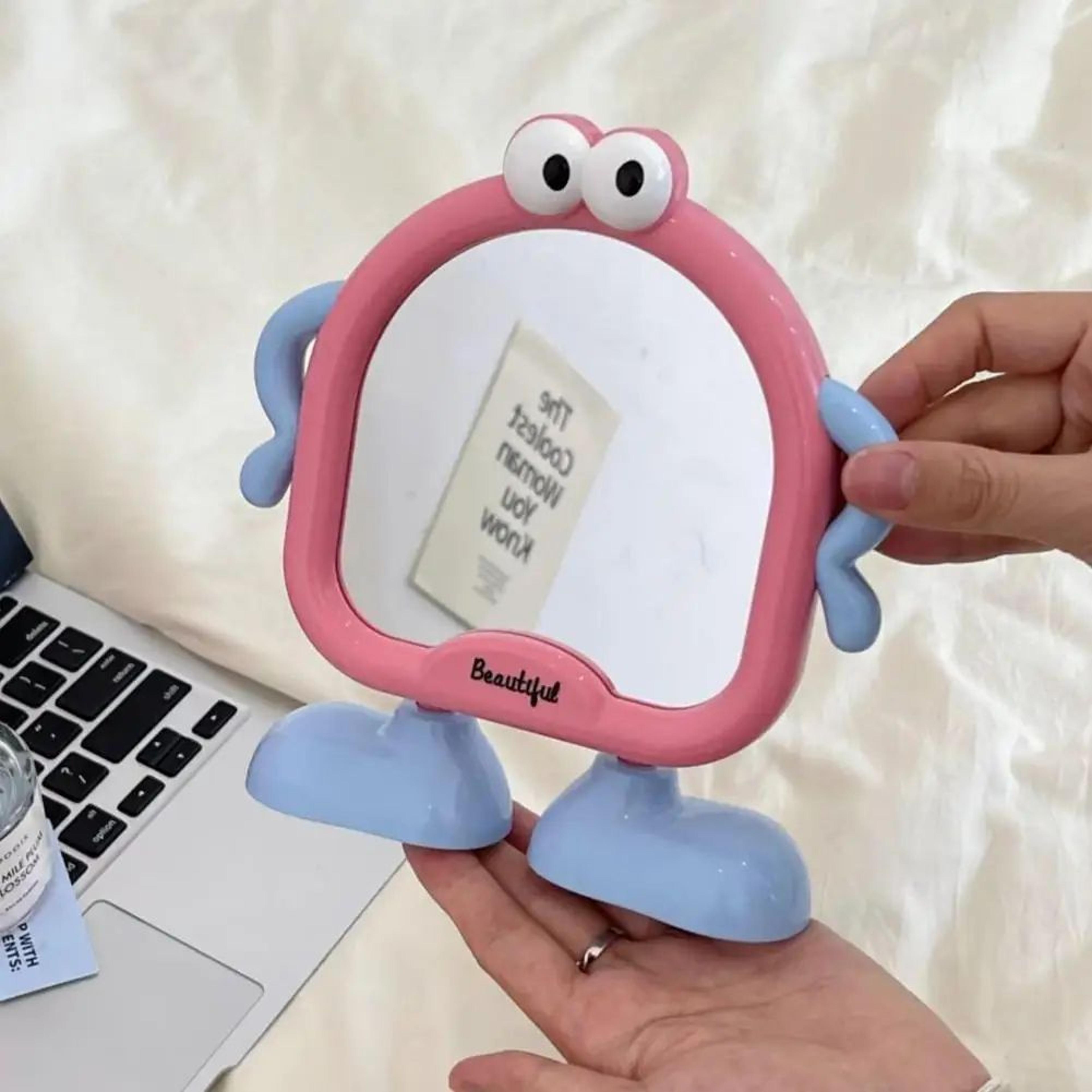 Foldable Portable Desktop Handheld Makeup Mirror 1