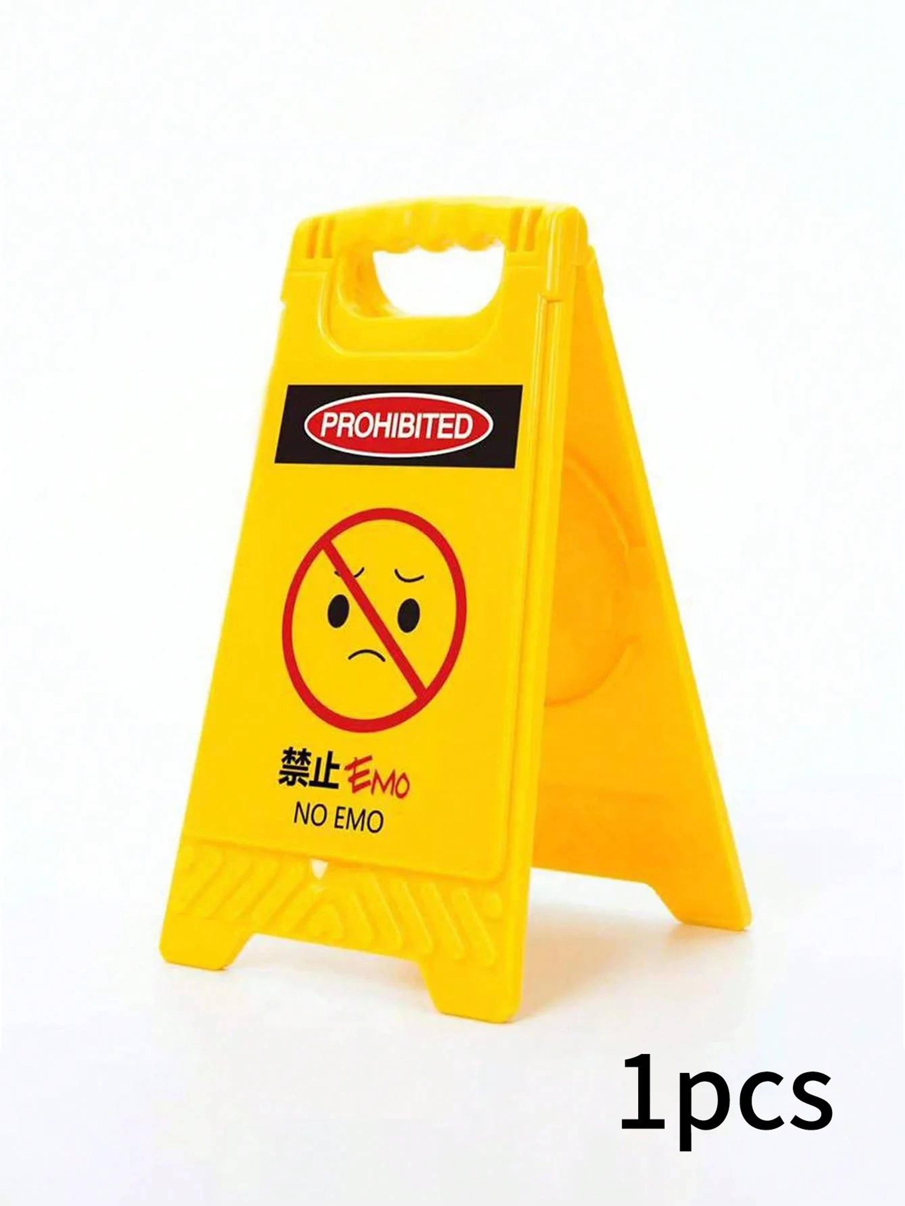 Funny Warning Sign Mini Makeup Mirror And Photo Frame 7