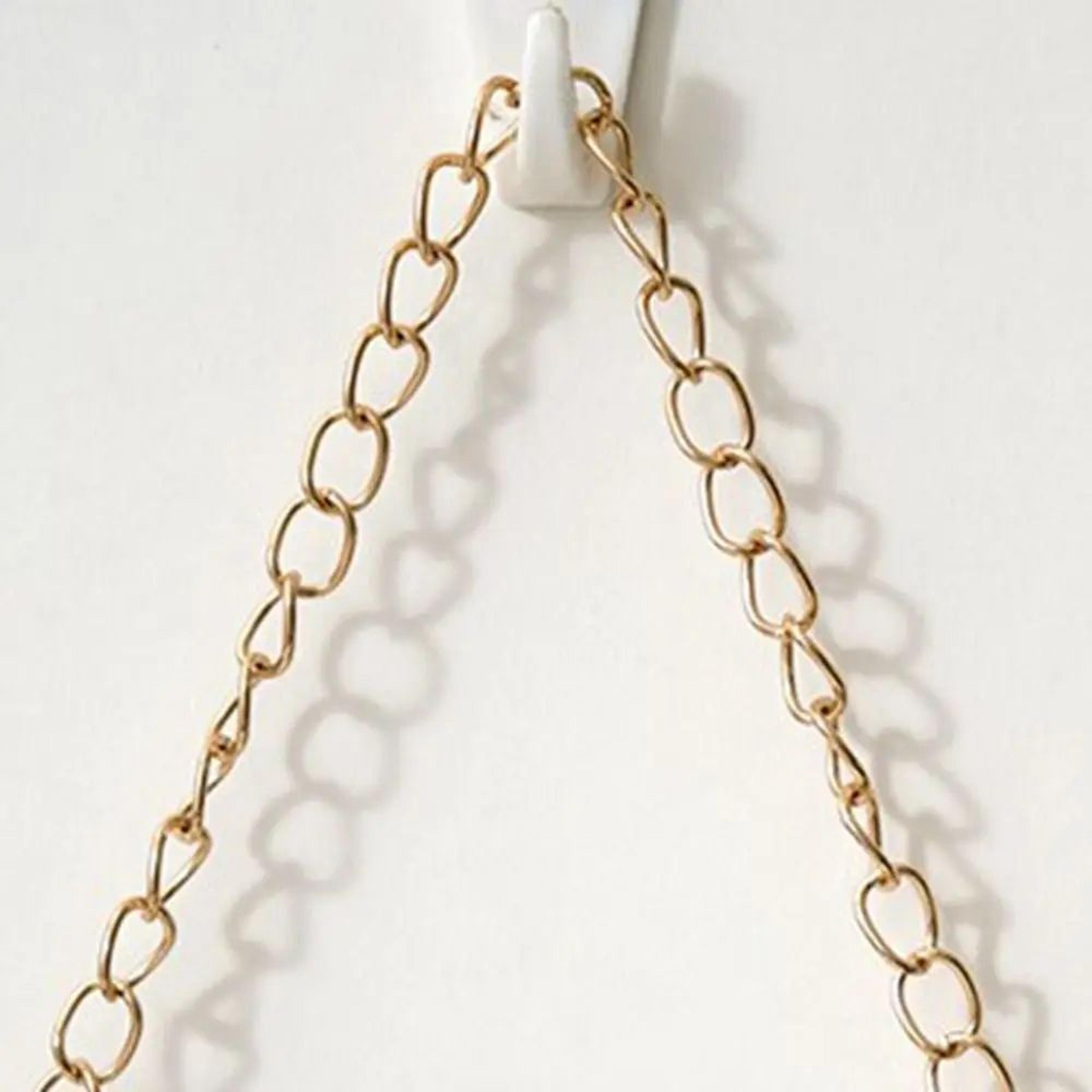 Nordic Hexagon Iron Chain Hanging Wall Mirror 3