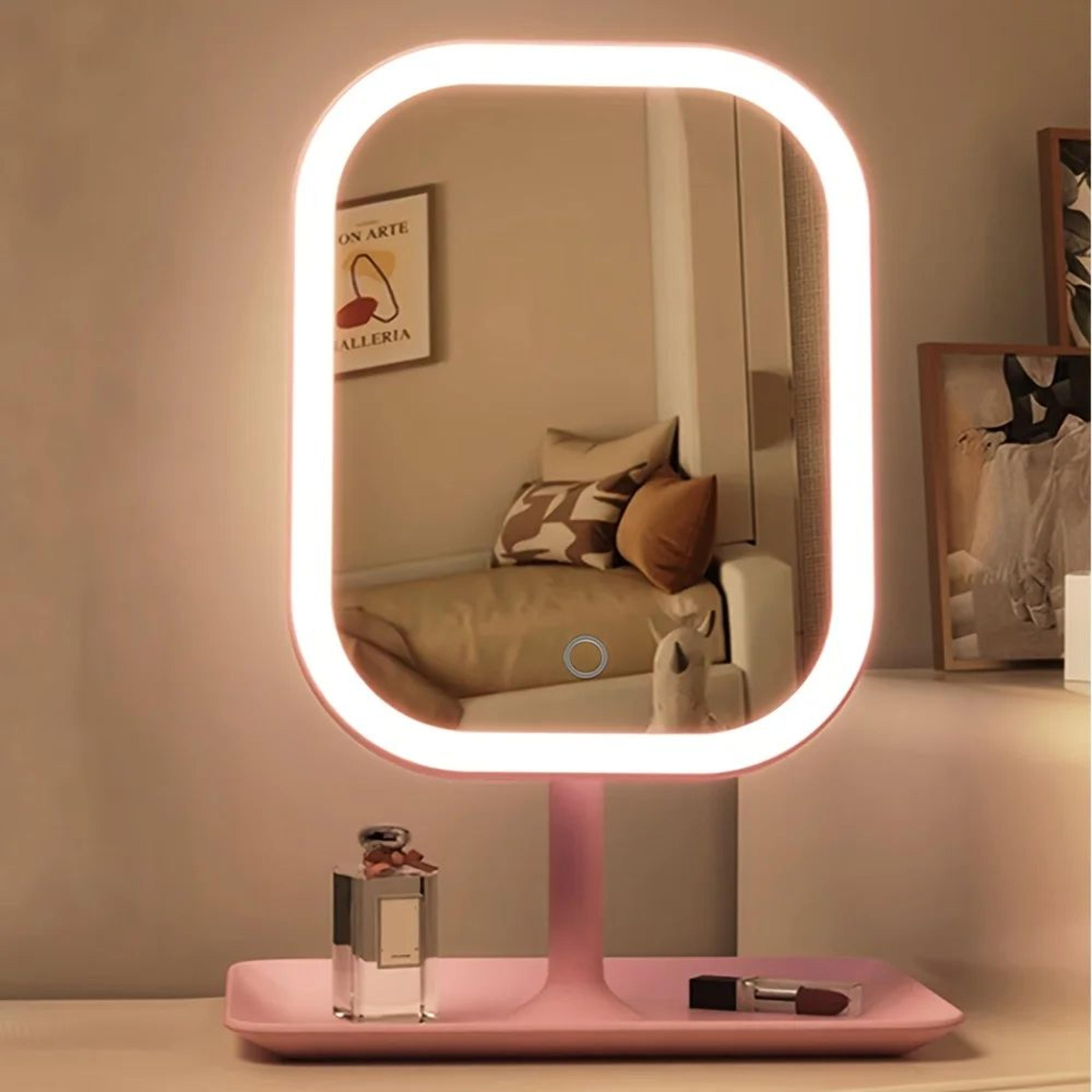 Rechargeable LED Makeup Mirror With Touch Control 2