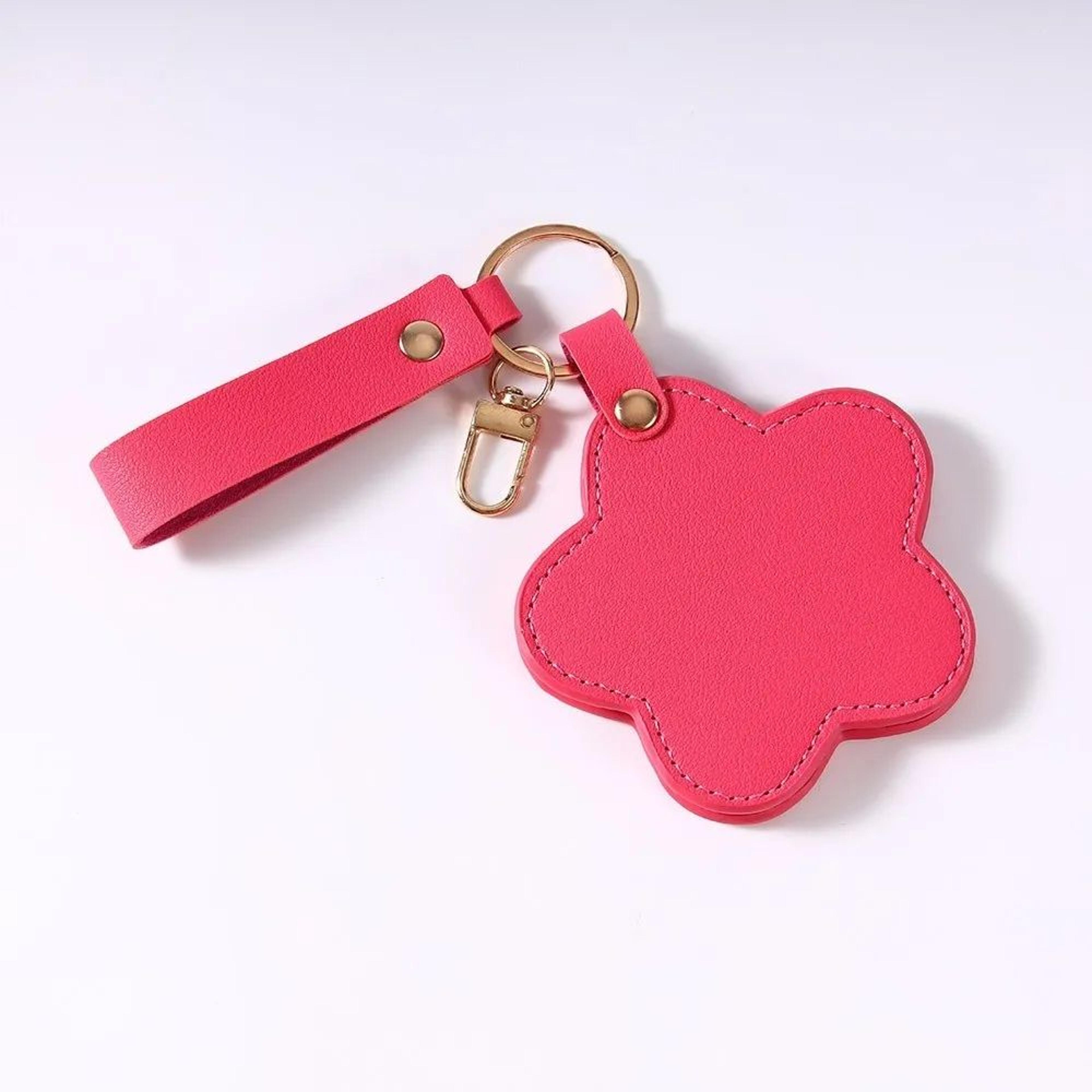 Star Shape Rotating Mini Mirror Bag And Keychain Pendant 19