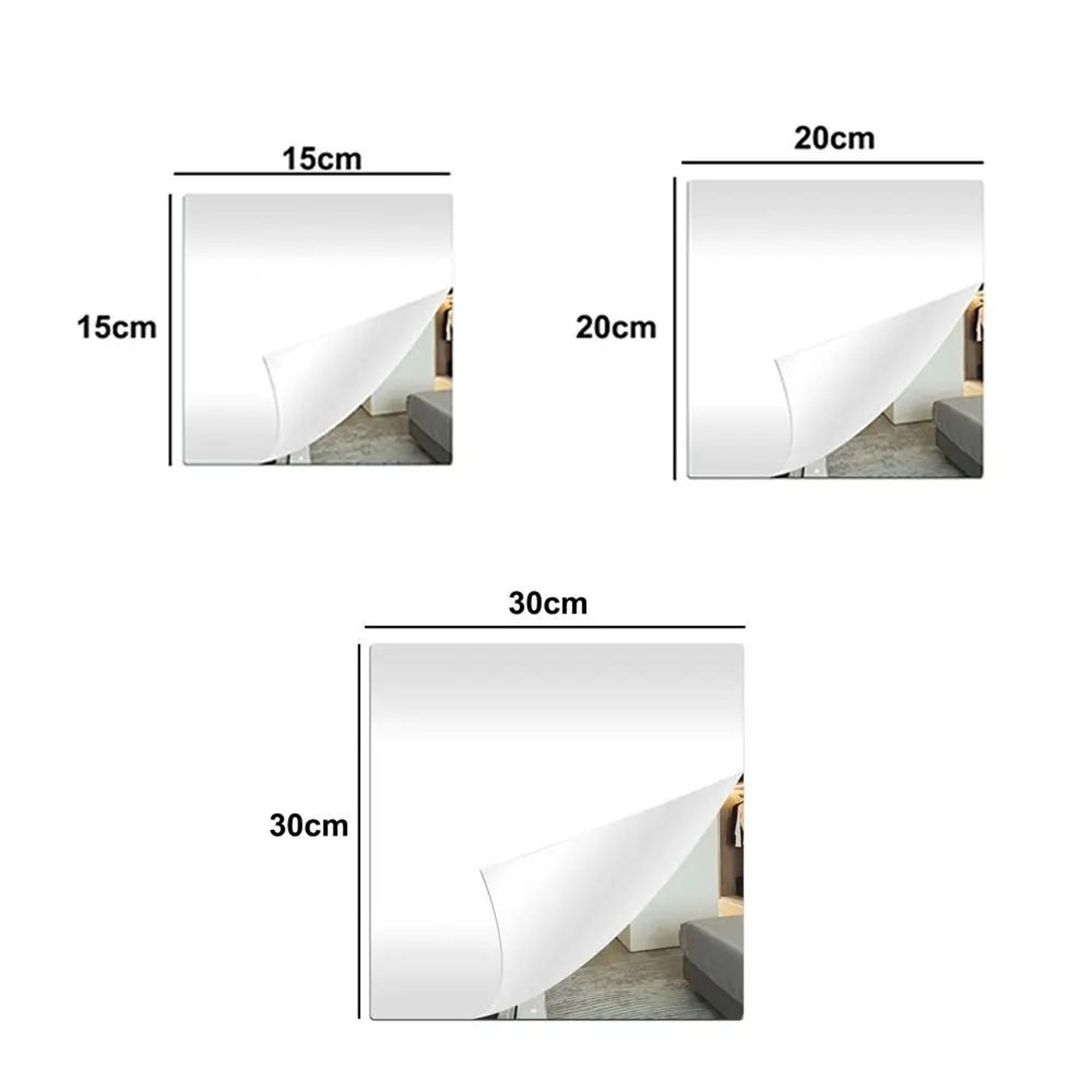 Self Adhesive Acrylic Mirror Sheet Shatterproof DIY Mirror Tile 5