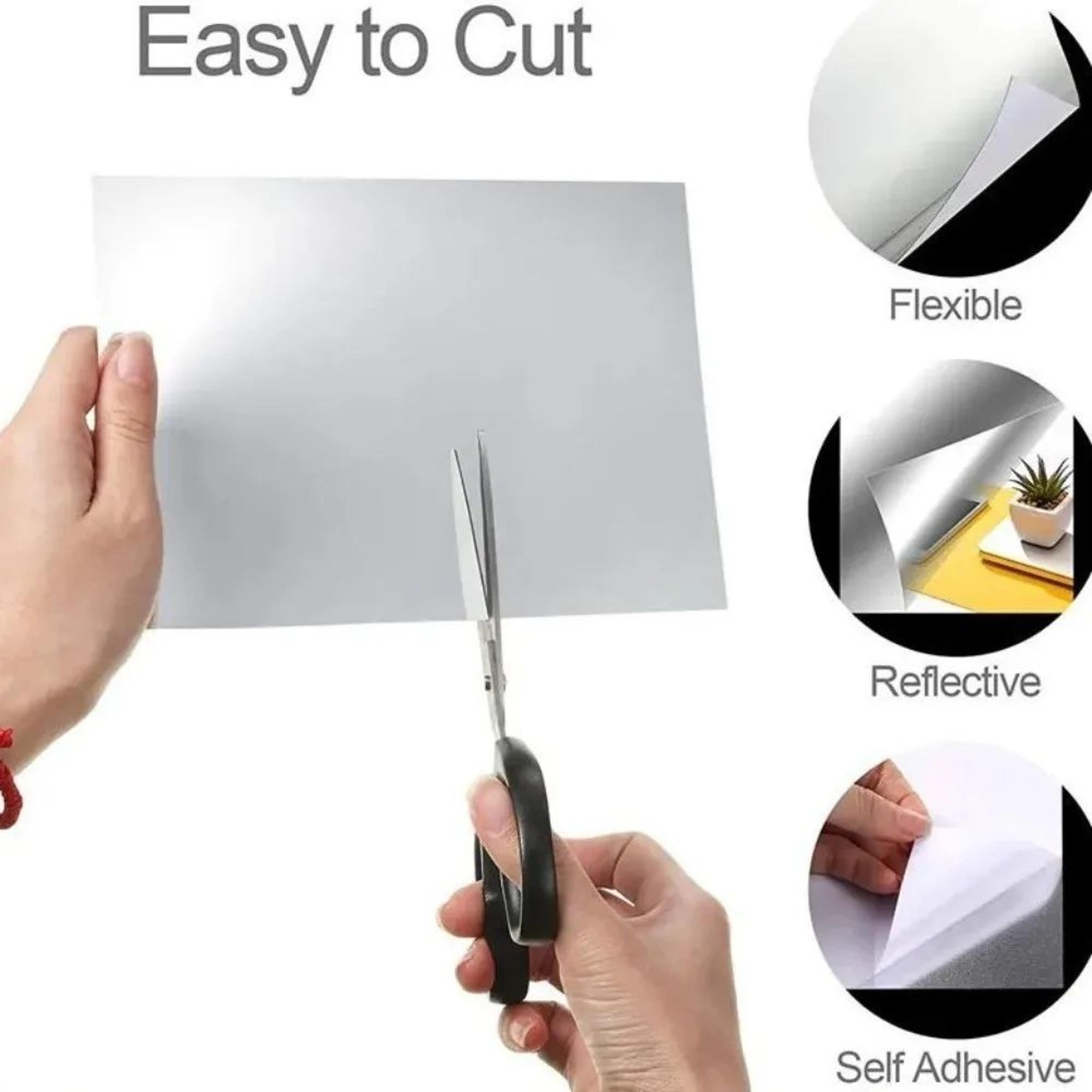 Self Adhesive Acrylic Mirror Sheet Shatterproof DIY Mirror Tile 4