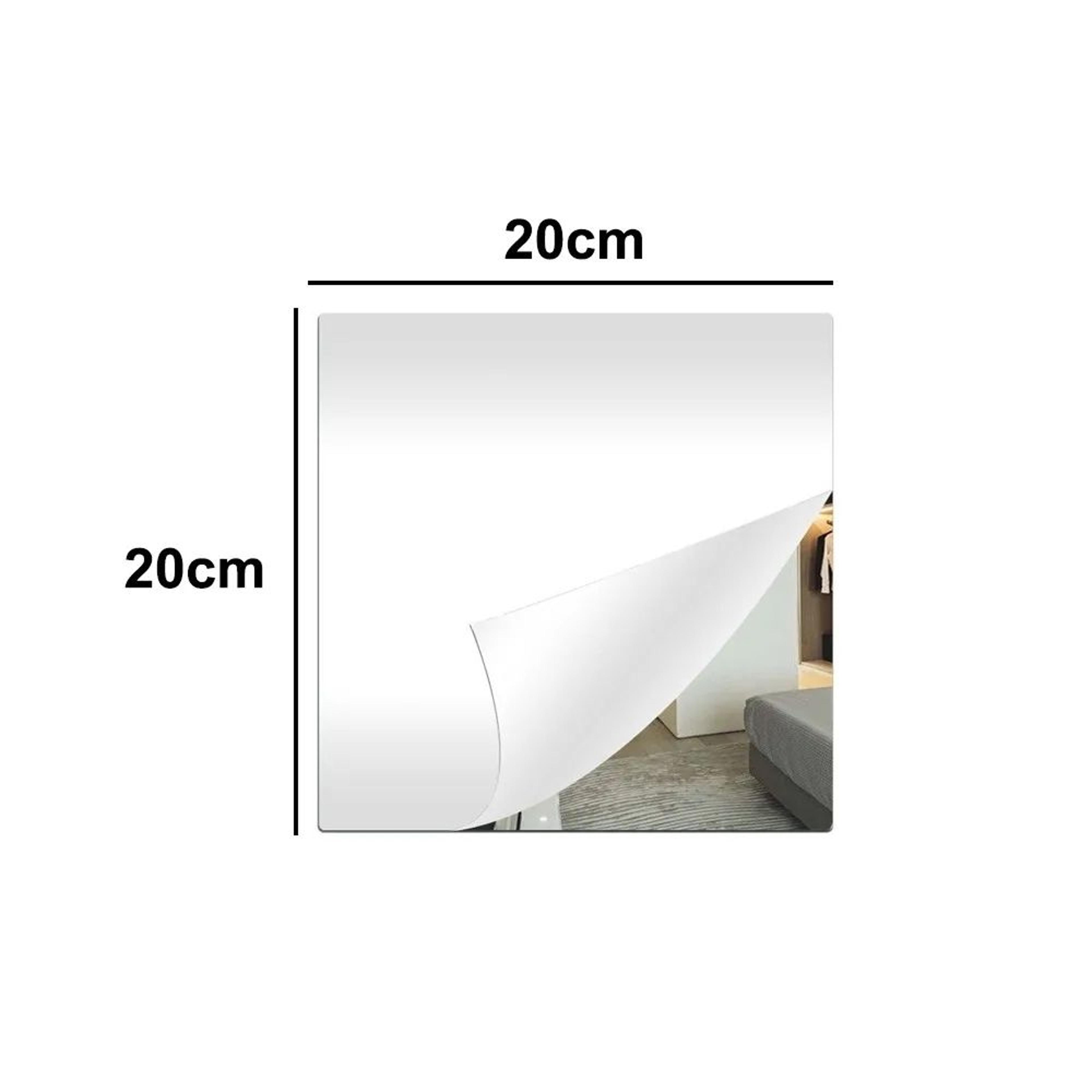 Self Adhesive Acrylic Mirror Sheet Shatterproof DIY Mirror Tile 7
