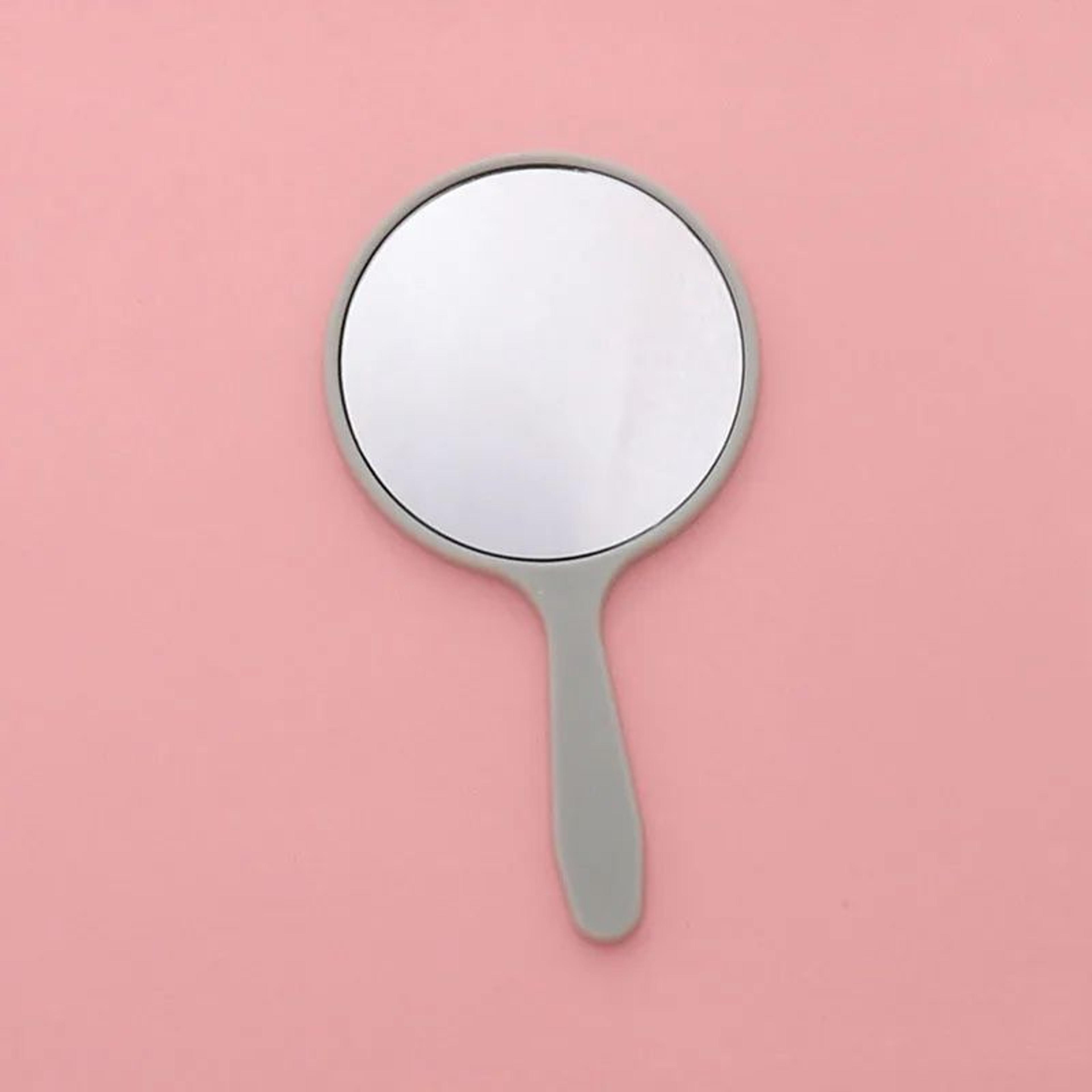 Portable Round Handheld Vanity Makeup Mirror 9