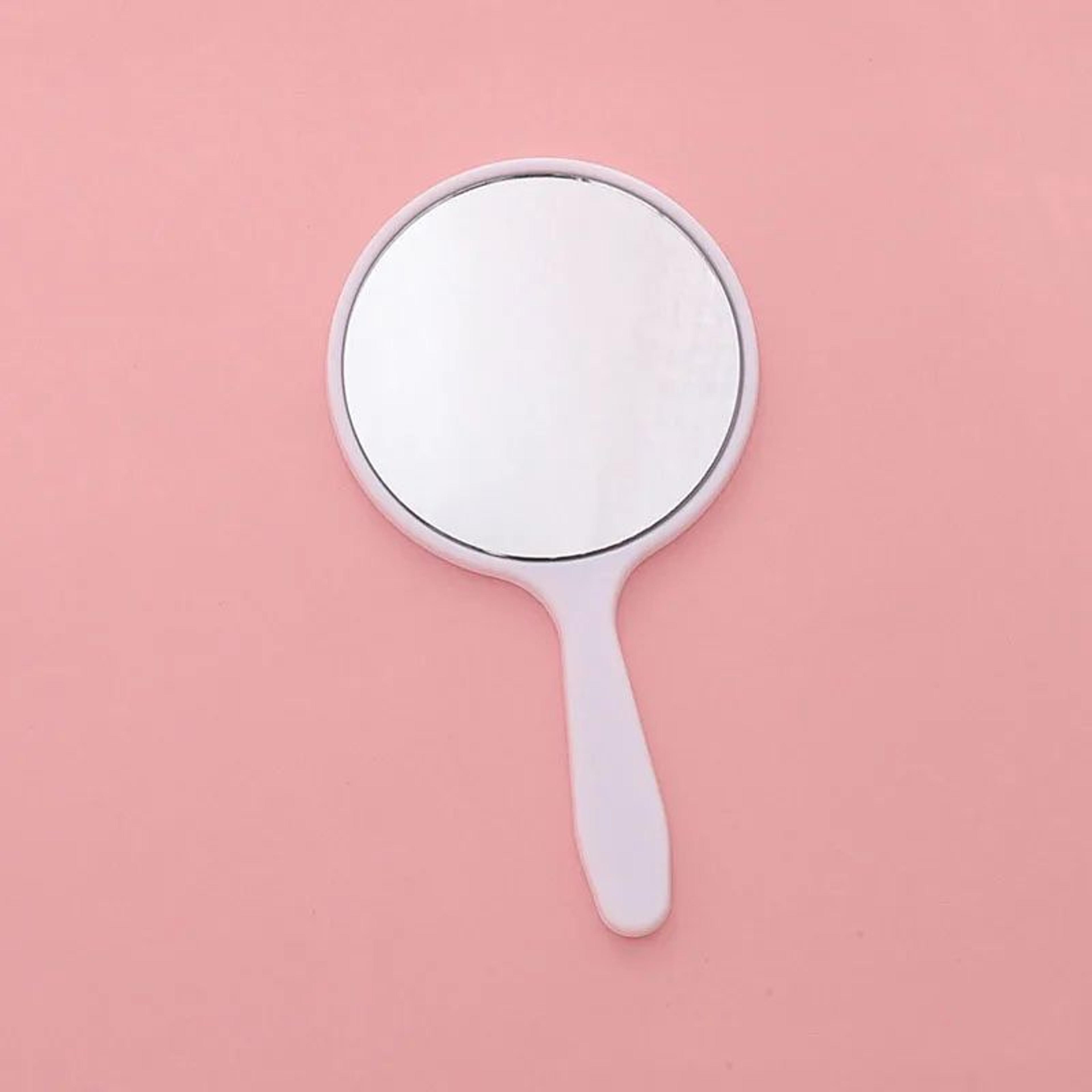 Portable Round Handheld Vanity Makeup Mirror 6