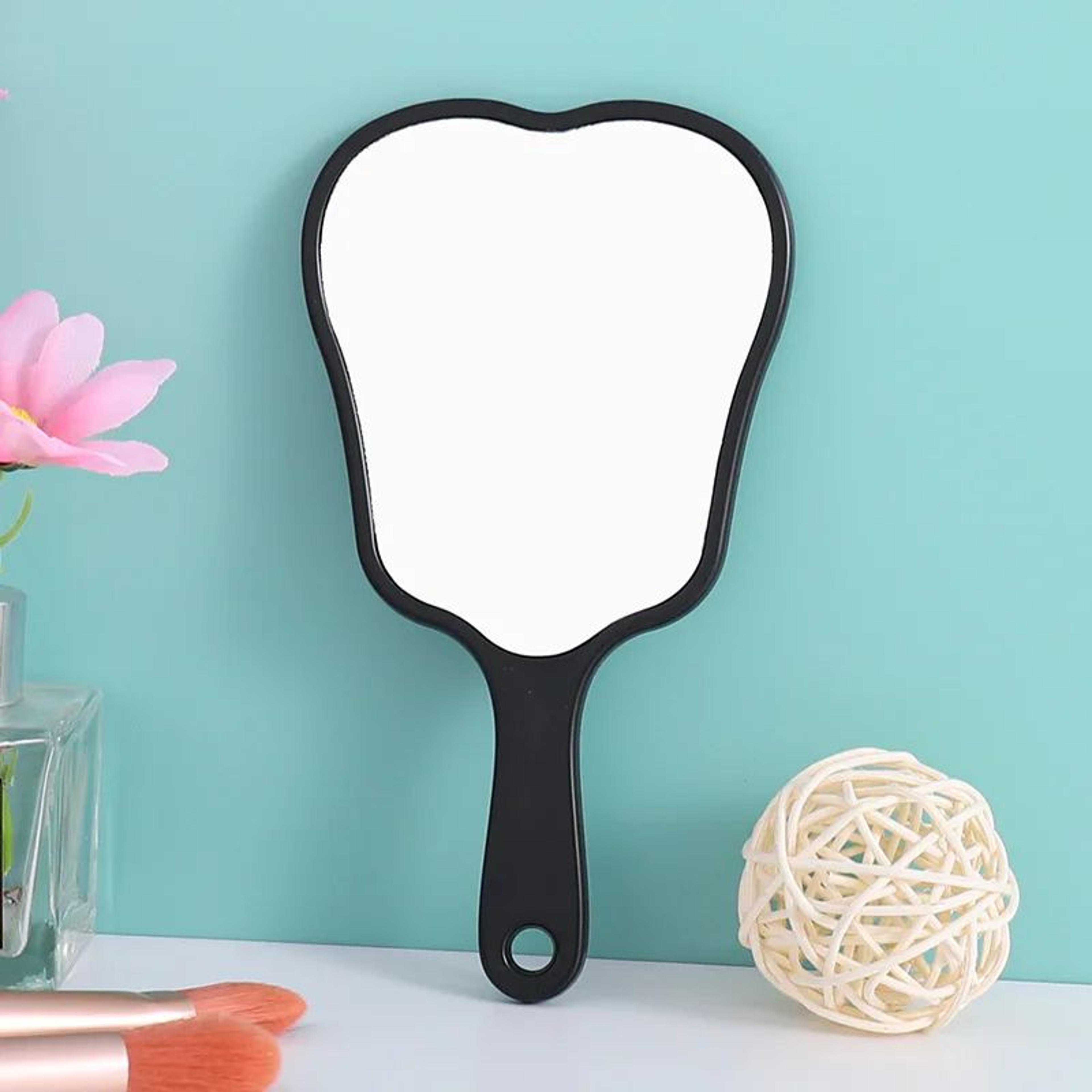 Lightweight Tooth Shaped Handheld Makeup Mirror 6