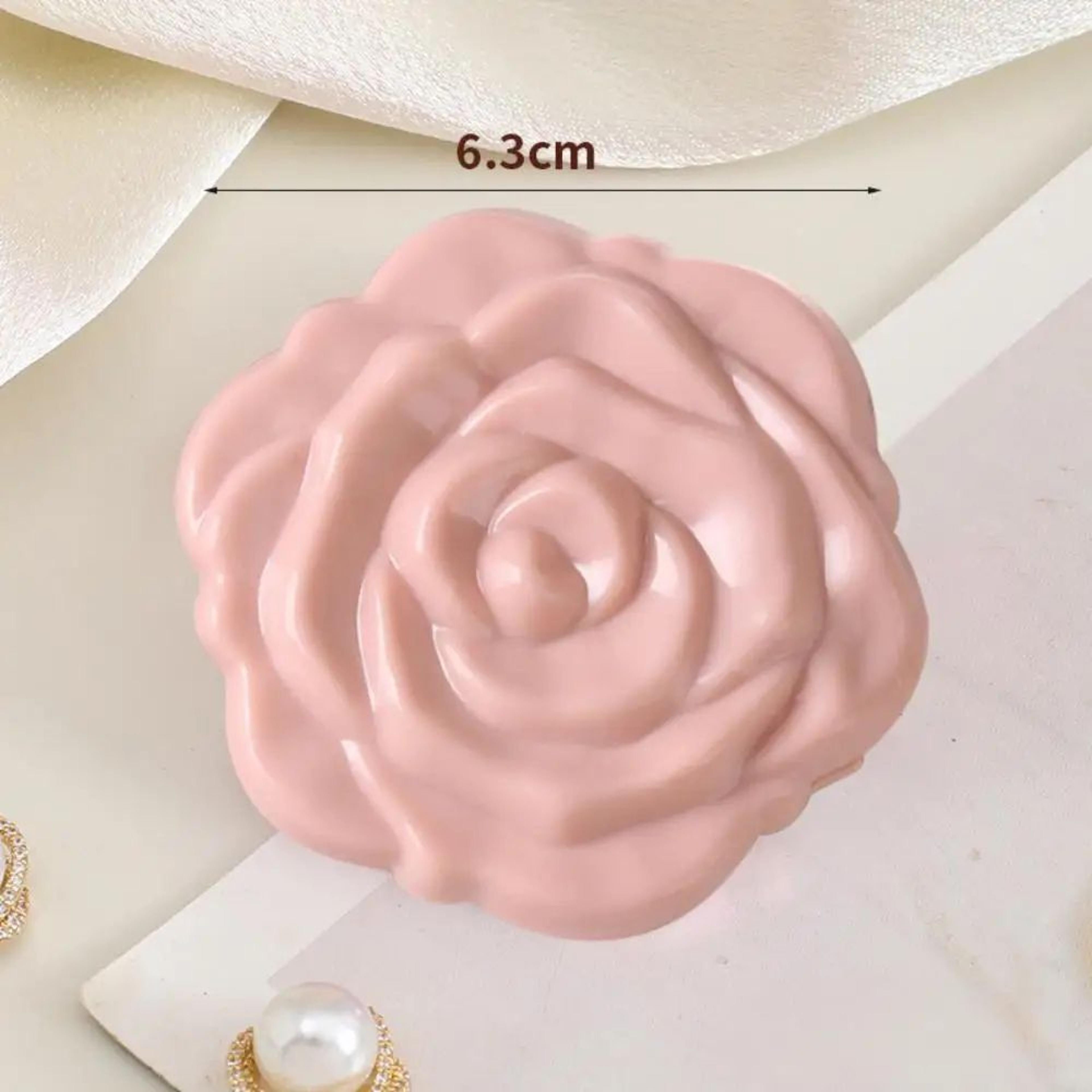 Rose Flower Double Sided Foldable Pocket Makeup Mirror 10