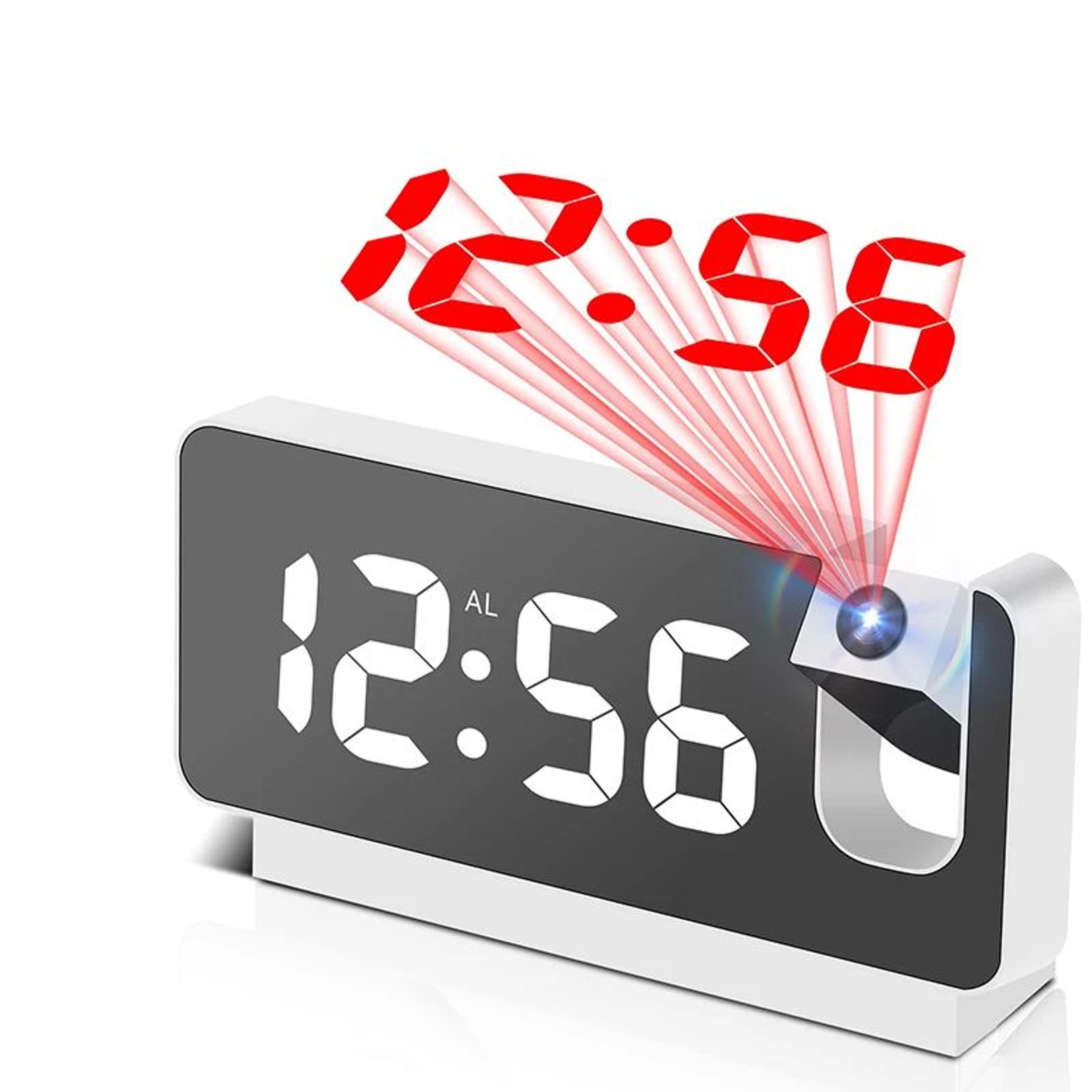 LED Projection Alarm Clock With Temperature Display 6