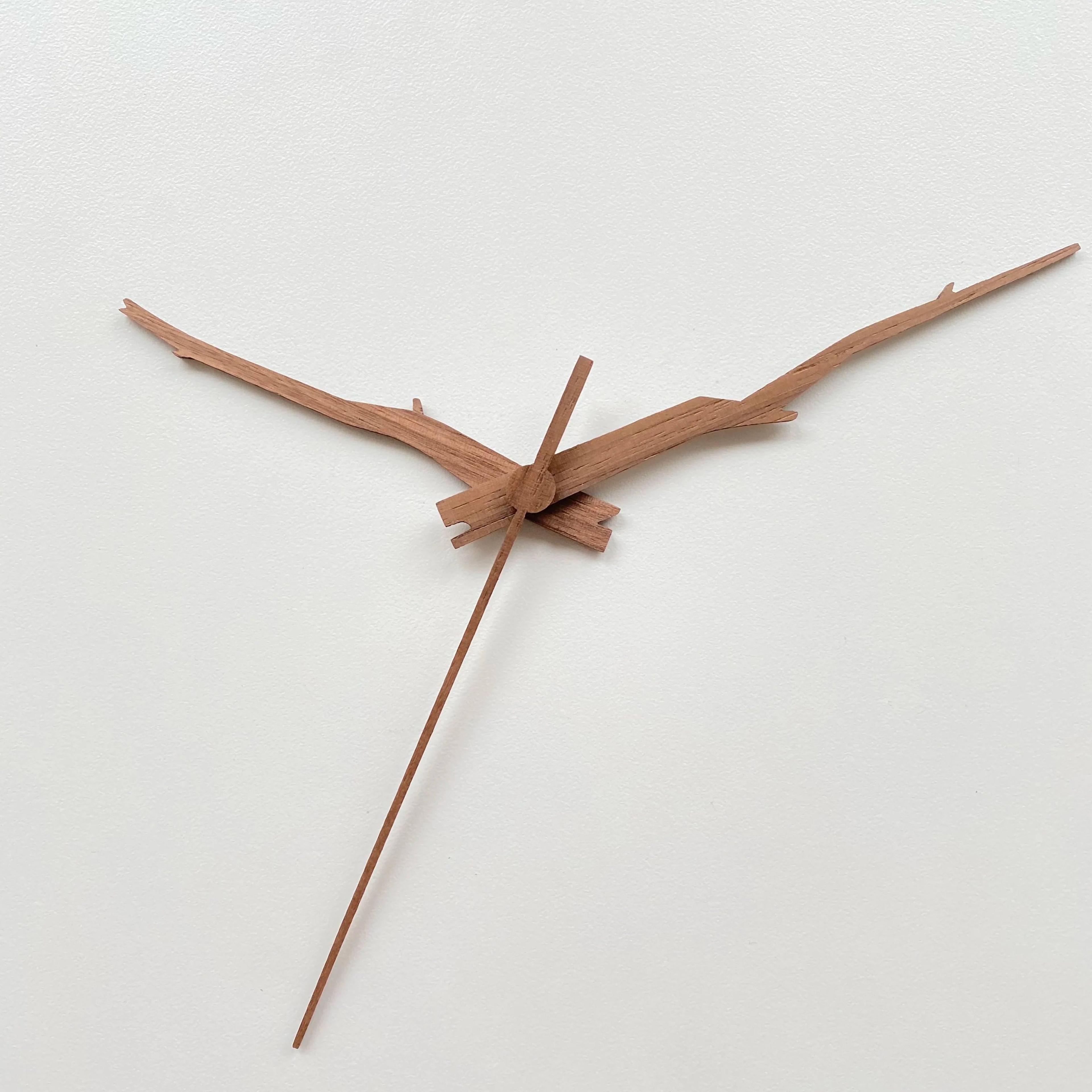 Silent High Torque Quartz Clock Movement Kit With Wooden Hands 9