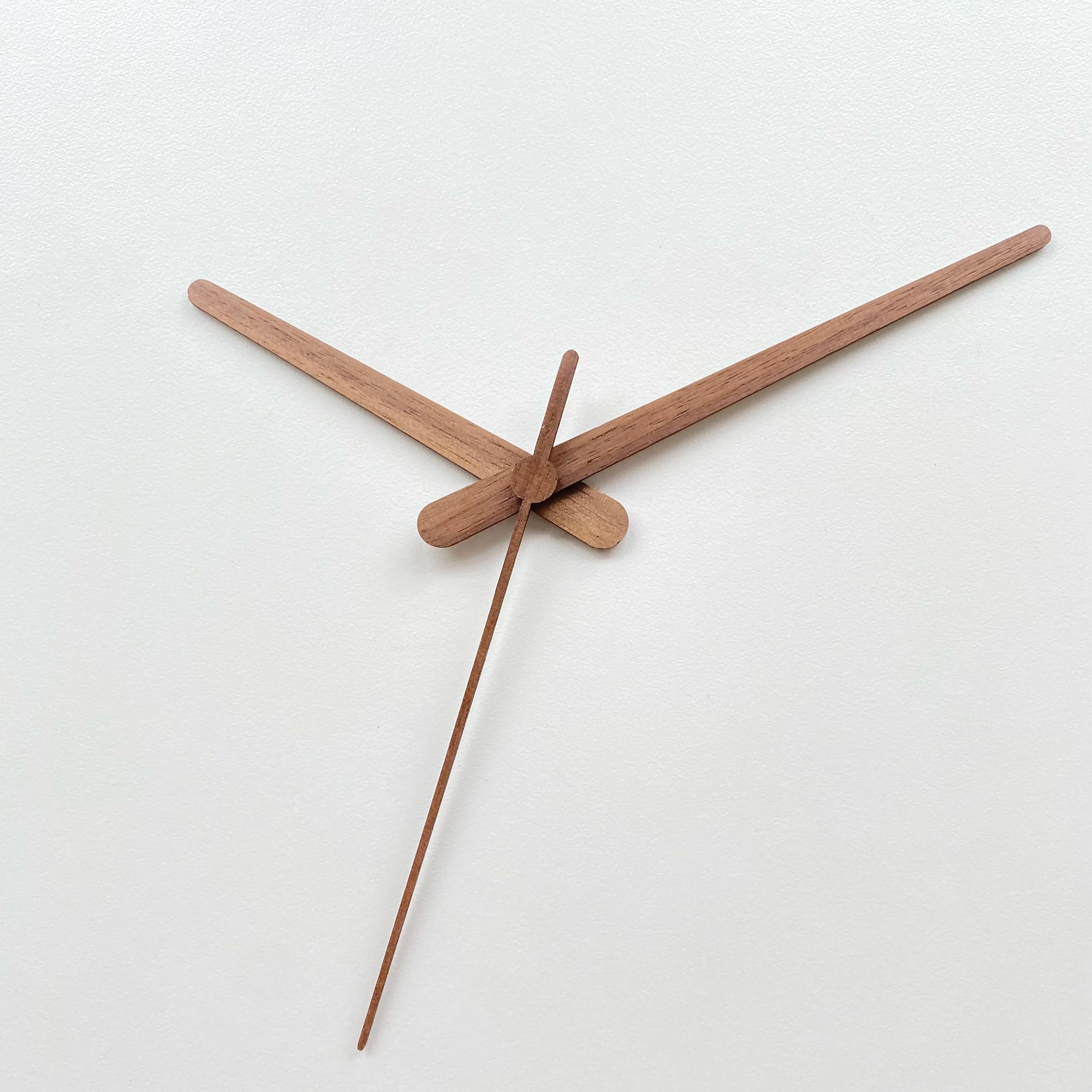 Silent High Torque Quartz Clock Movement Kit With Wooden Hands 8