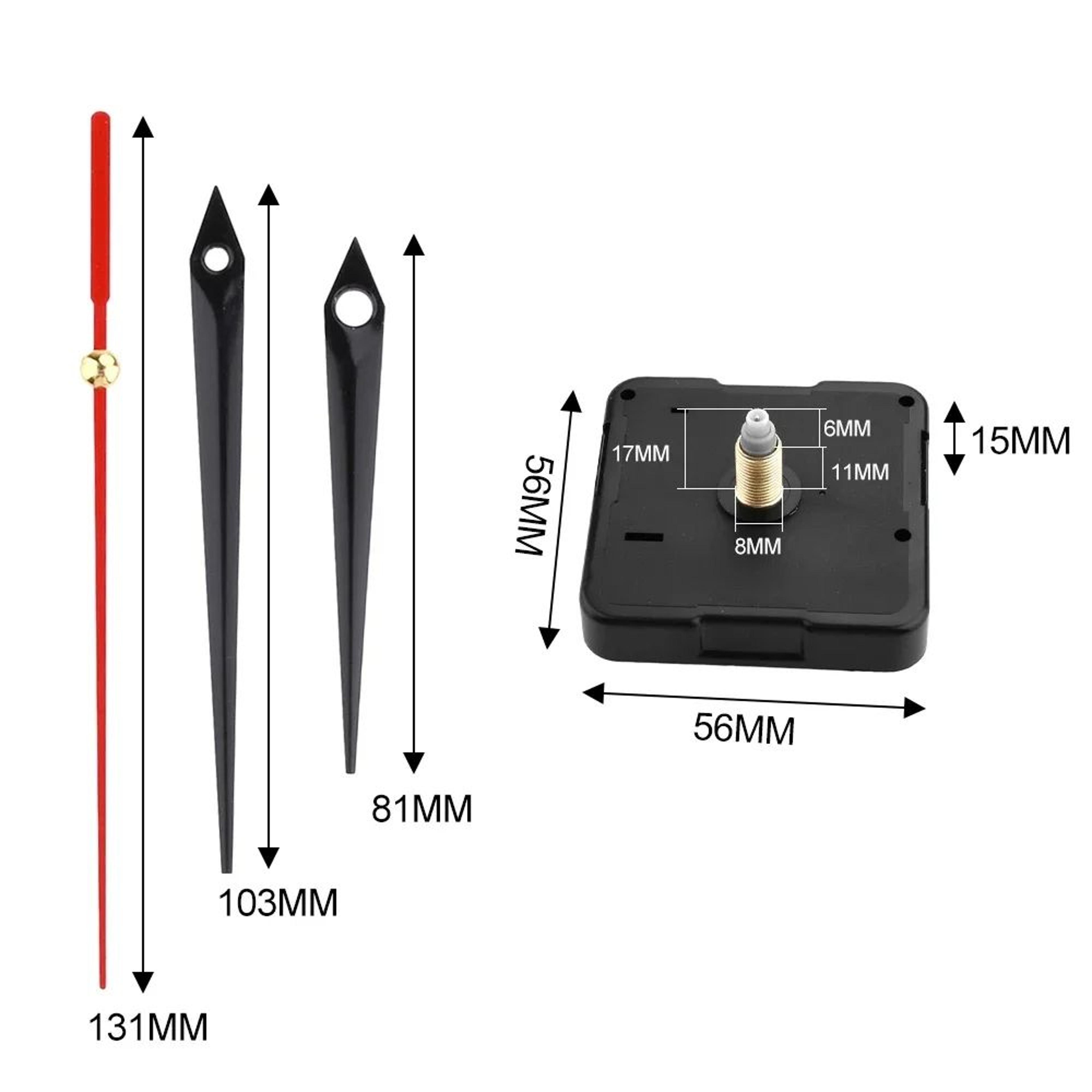Professional Quartz Clock Movement And Hands Repair Kit 13