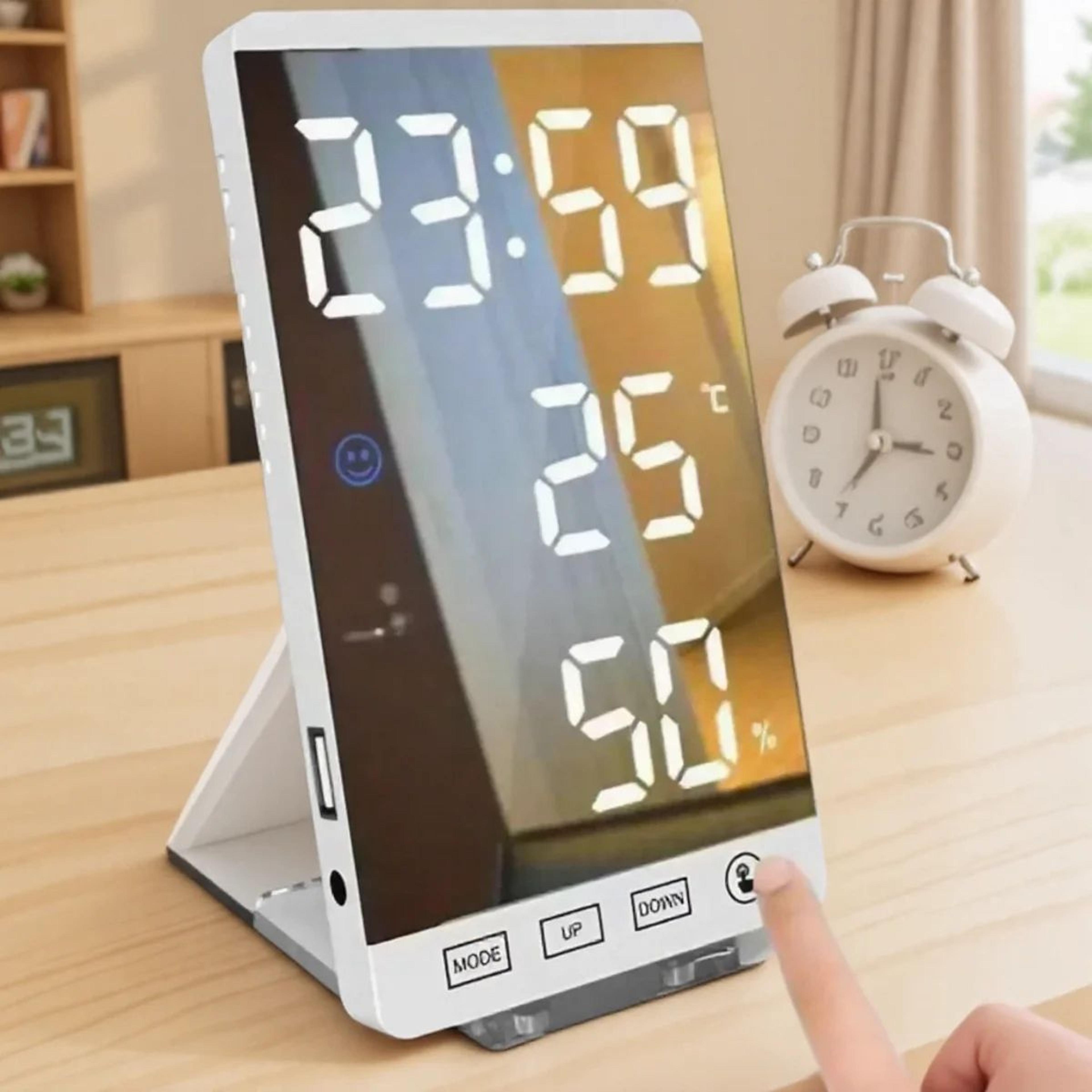 Mini LED Digital Alarm Clock With Backlight And Snooze 10