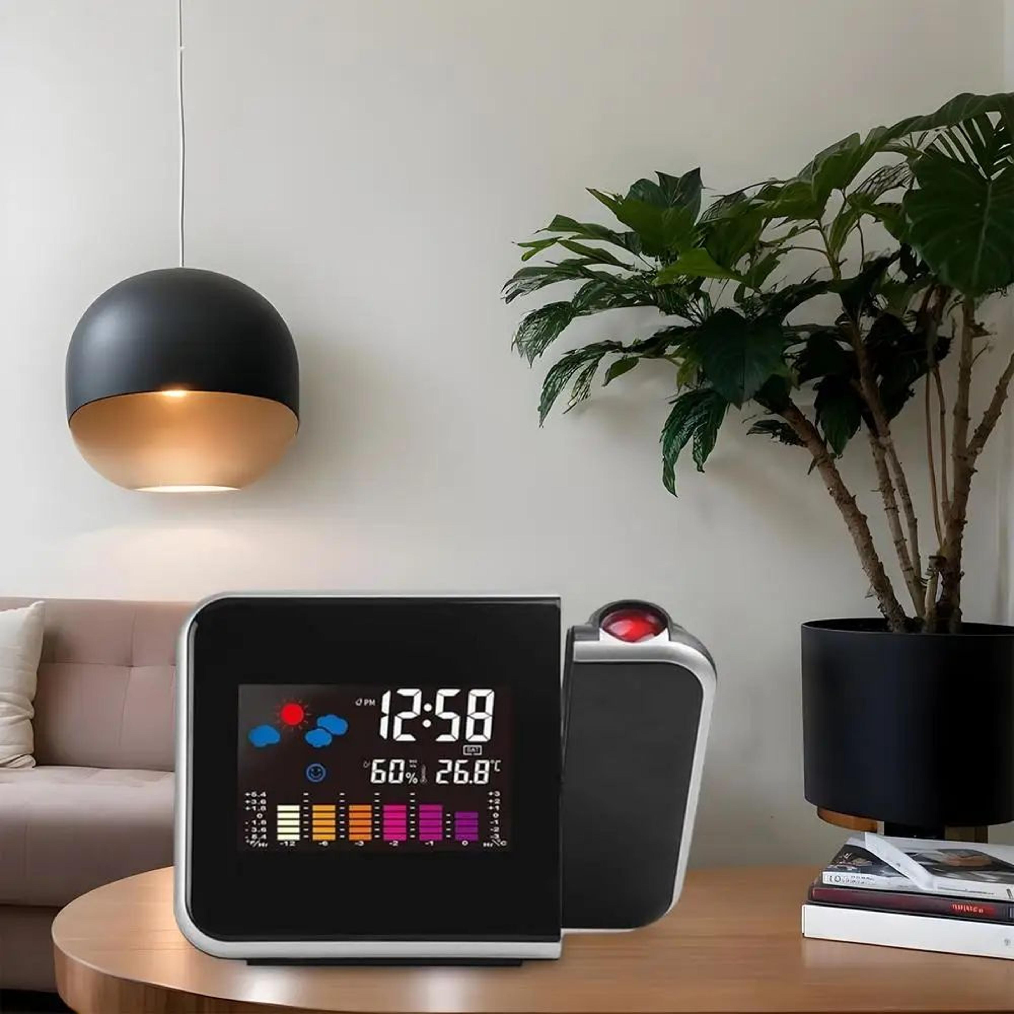 Digital LED Projection Alarm Clock With Adjustable Projector 7