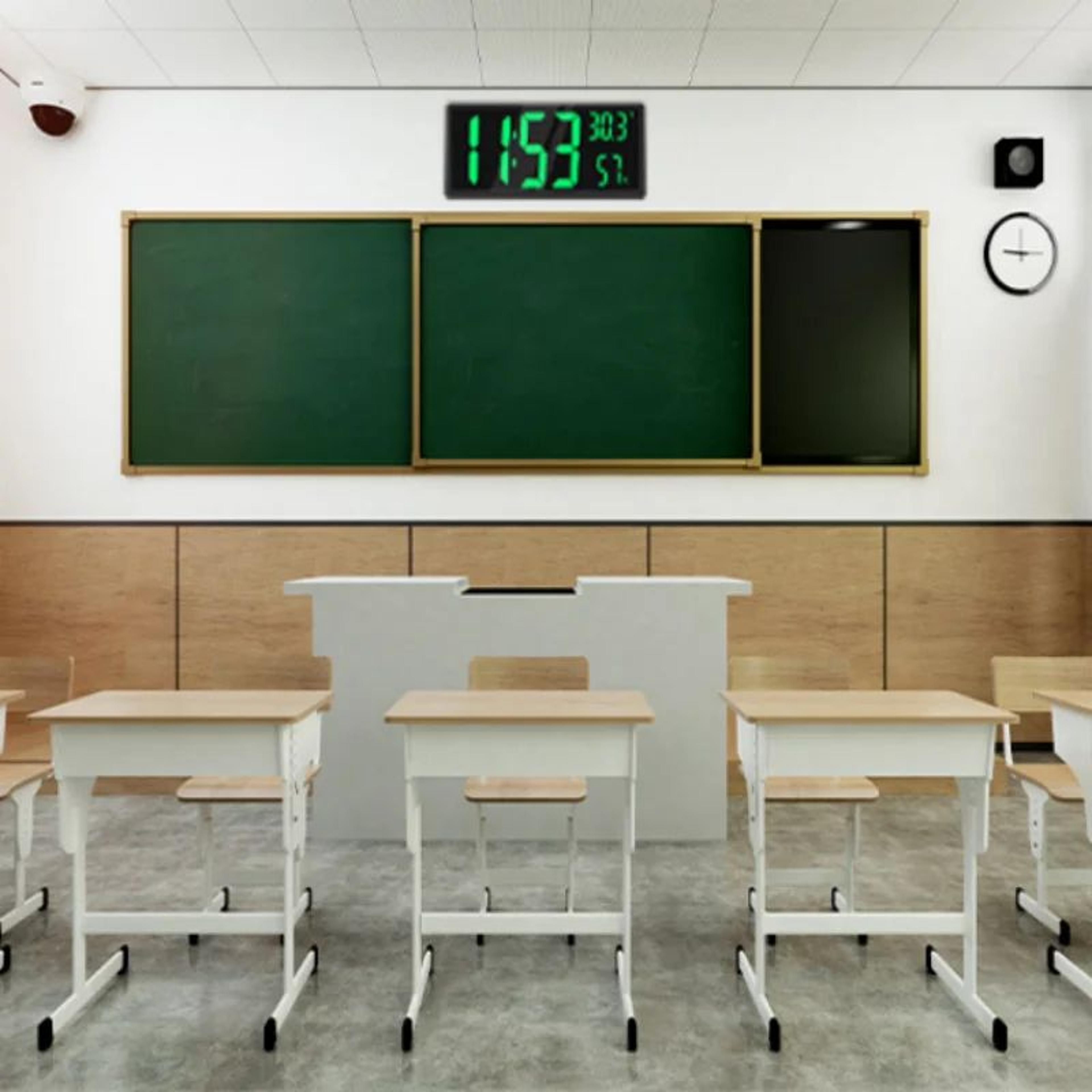 Large Screen LED Digital Wall Clock With Hanging Or Stand Display 2