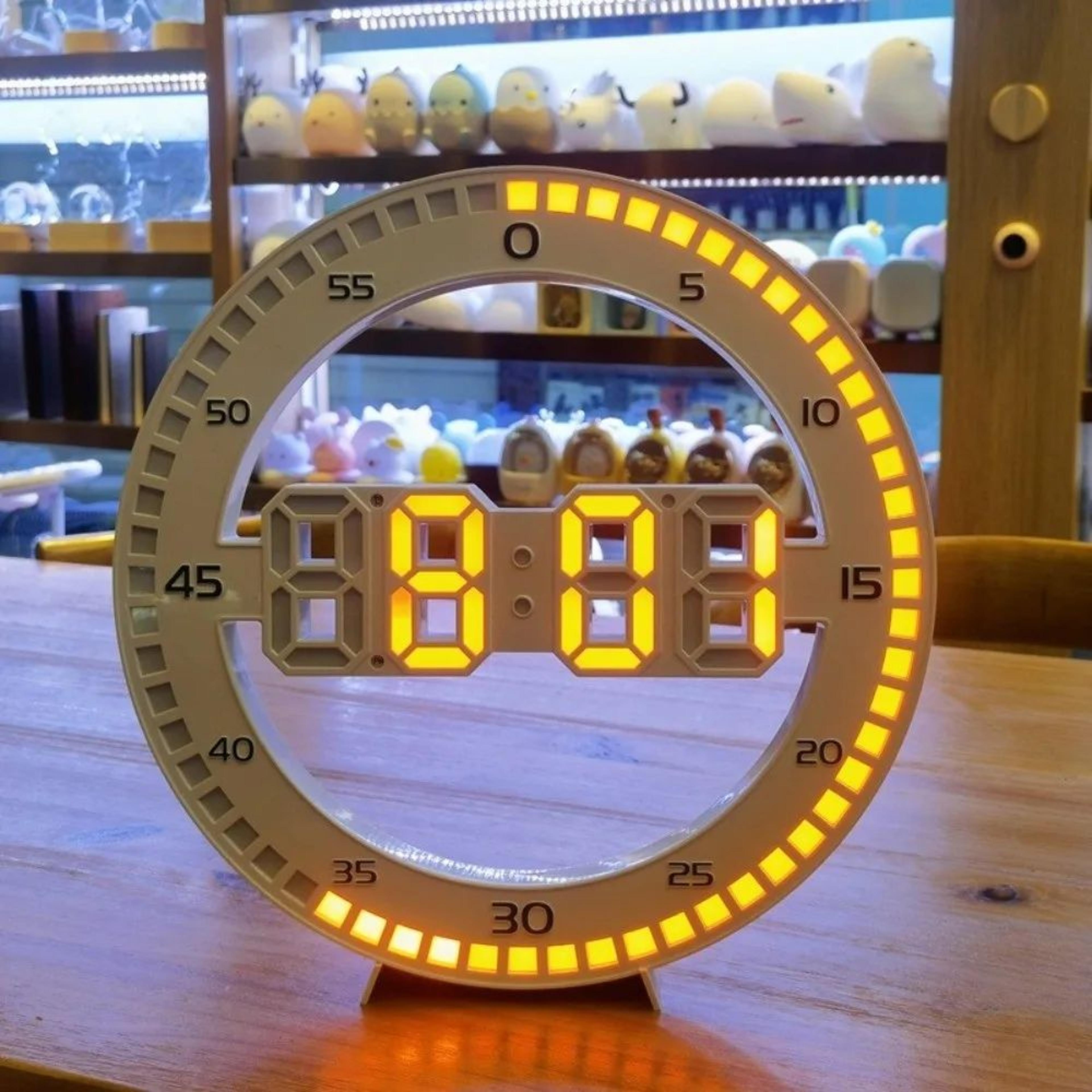 Modern LED Digital Wall Clock With Luminous Silent Display 2